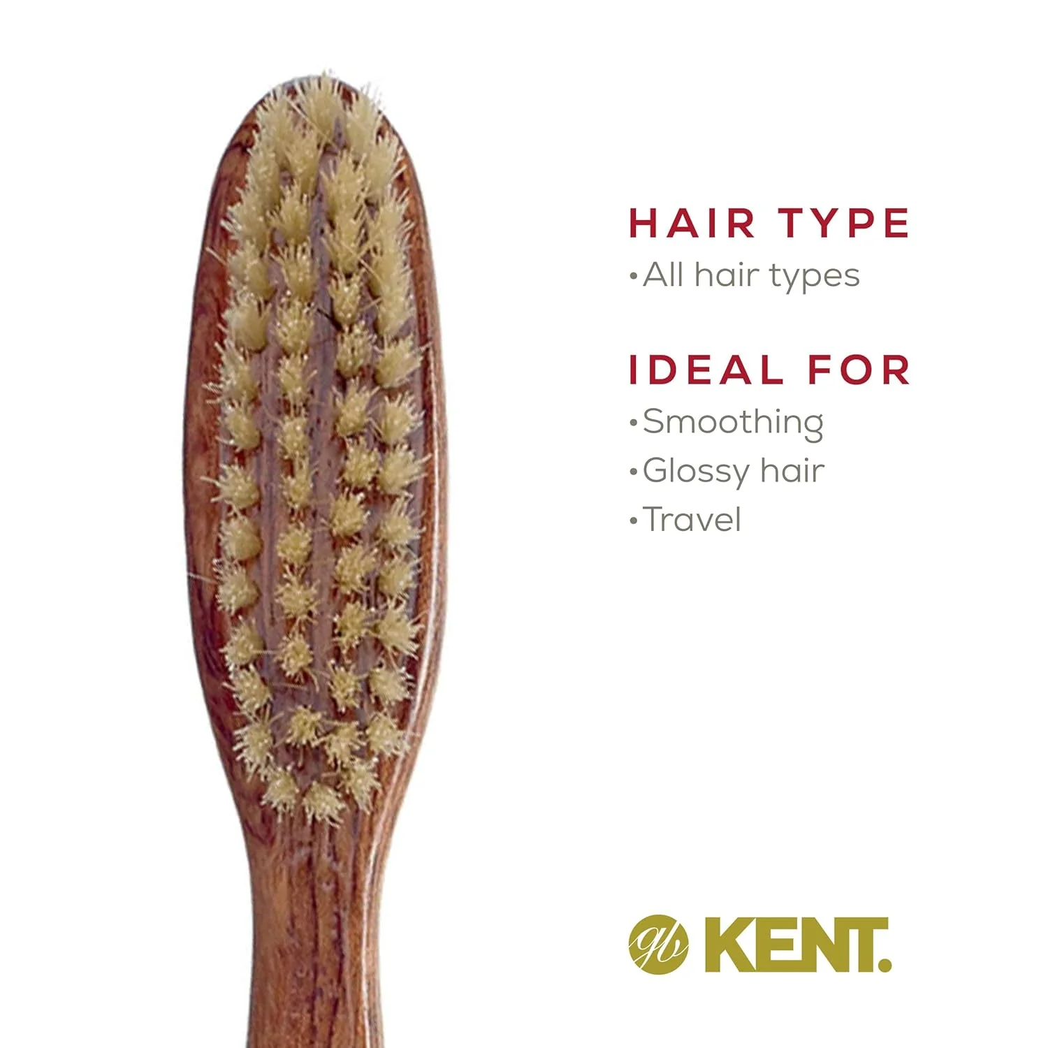 Kent LR23 Handbag Dantawood Brush - Image 6