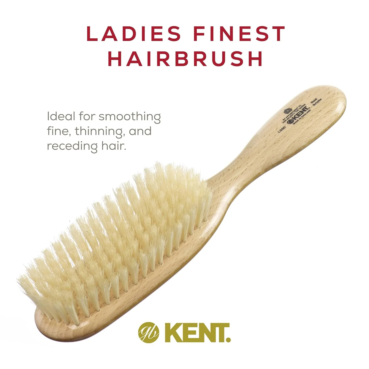 Kent LS9D Narrow Satinwood Brush - Image 3