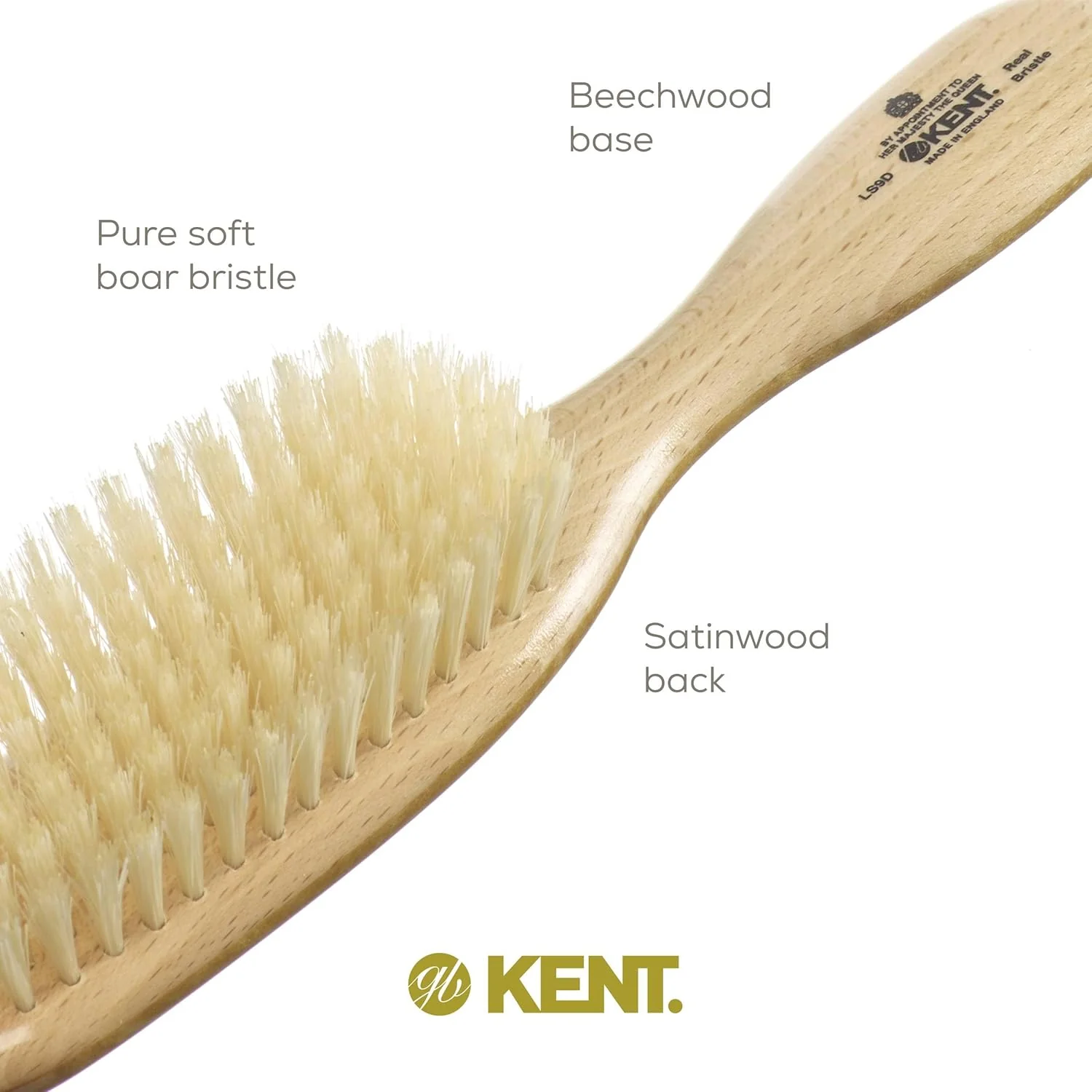 Kent LS9D Narrow Satinwood Brush - Image 5