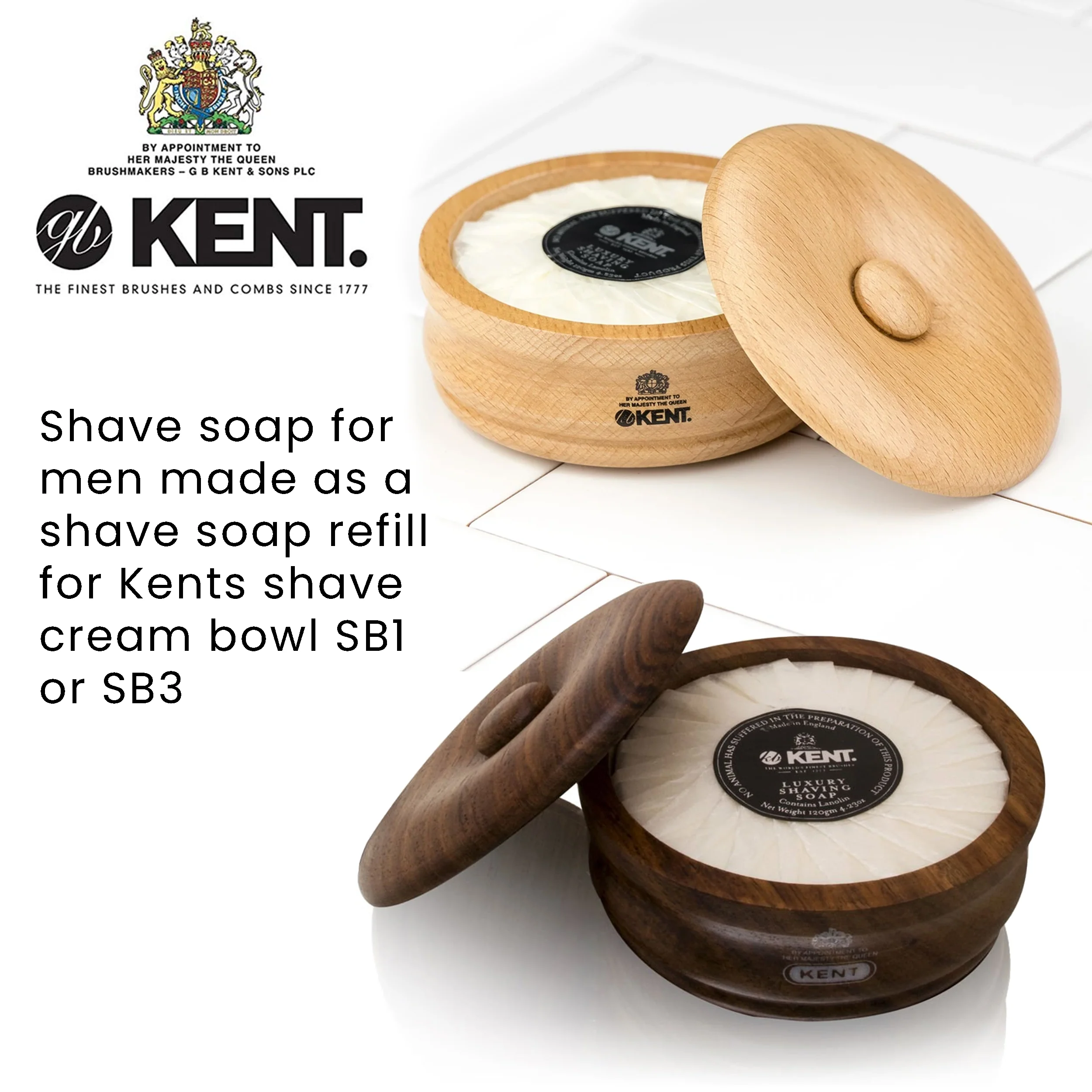 Kent SB2 Luxury Shaving Soap Refill - Image 5