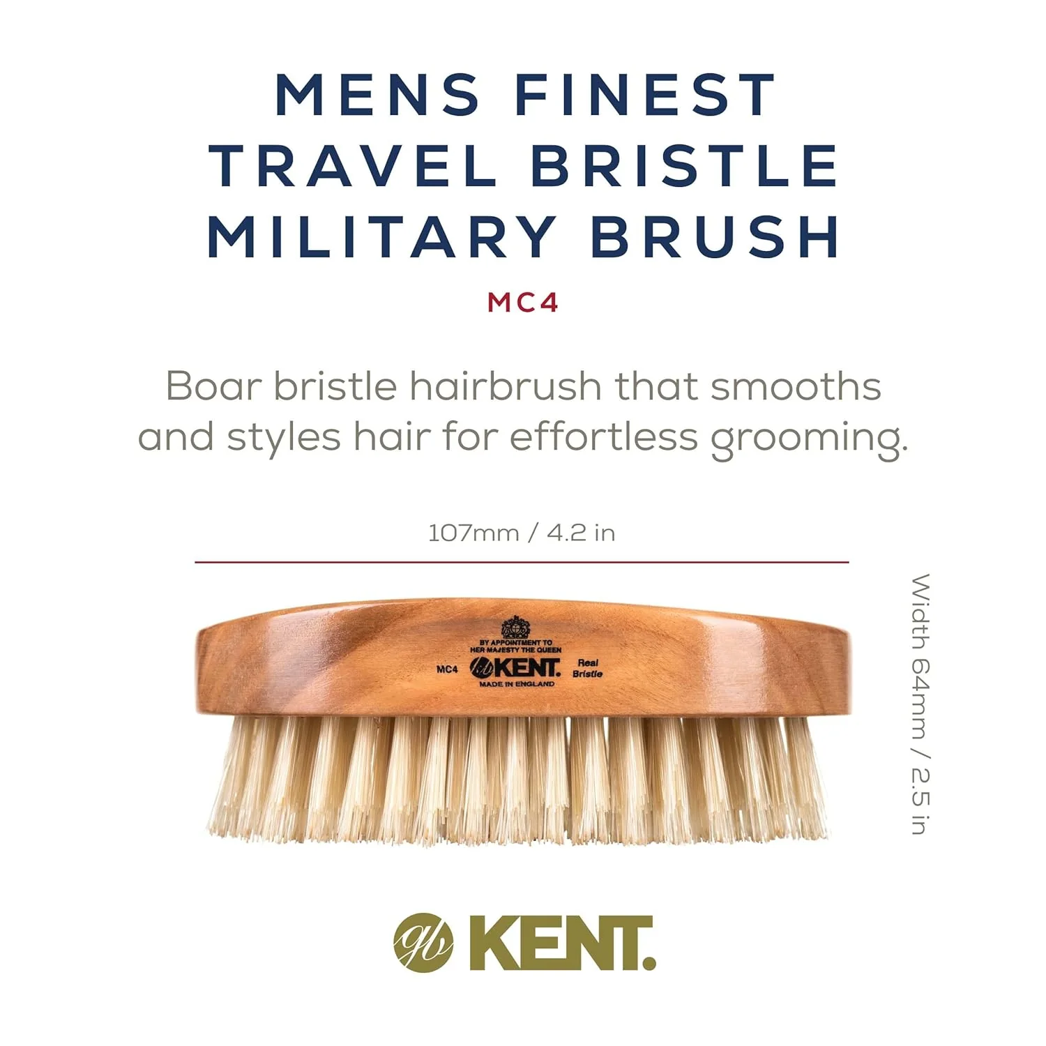 Kent MC4 Travel Oval Club Brush - Image 2