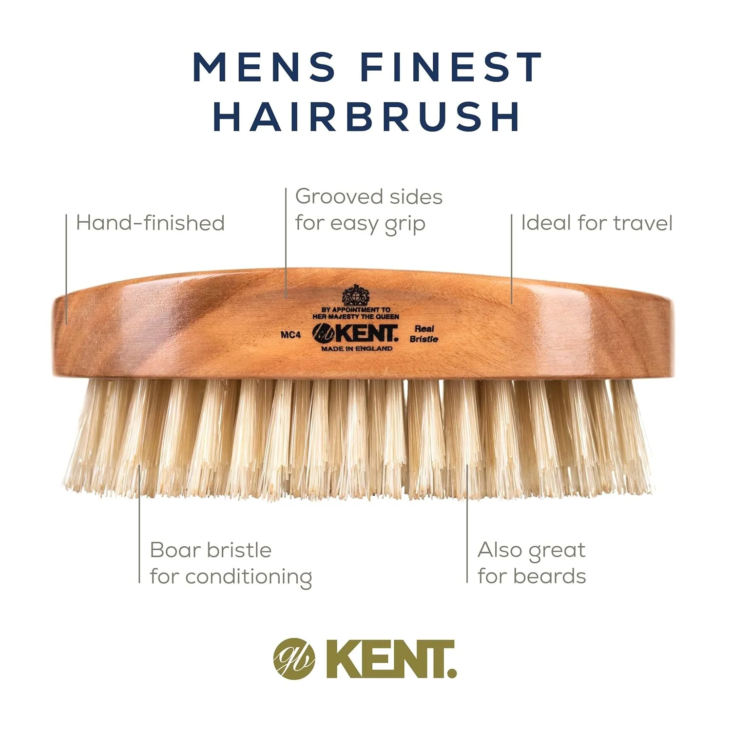 Kent MC4 Travel Oval Club Brush - Image 4