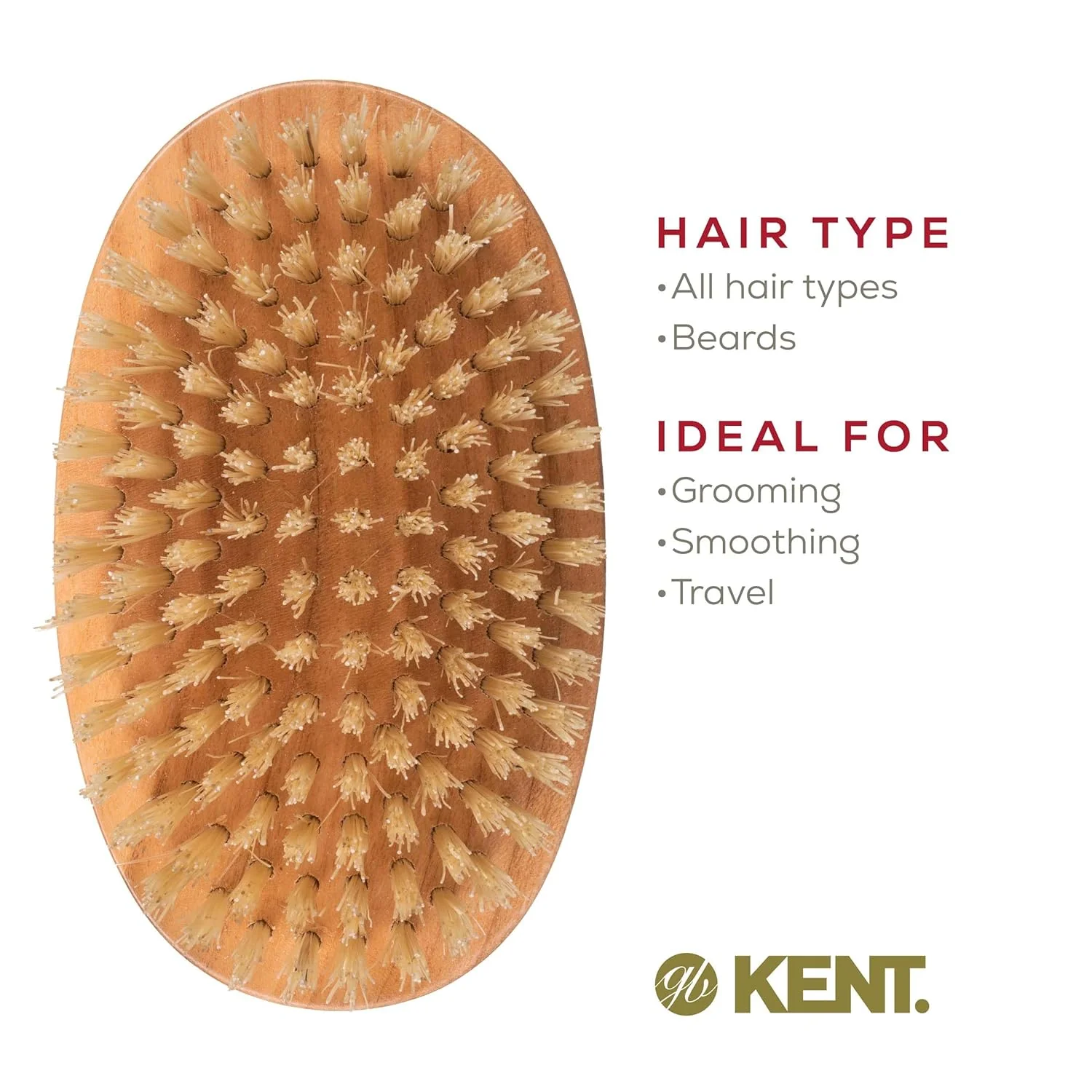 Kent MC4 Travel Oval Club Brush - Image 6