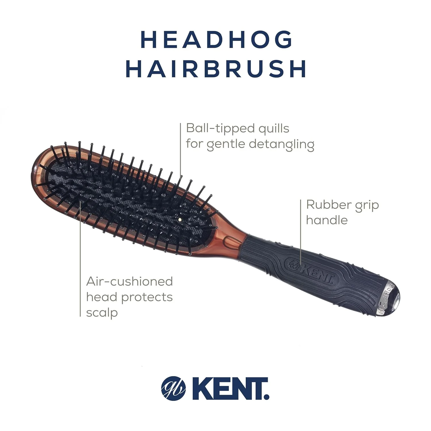 Kent Mini Hog Small Cushion Brush - Image 4