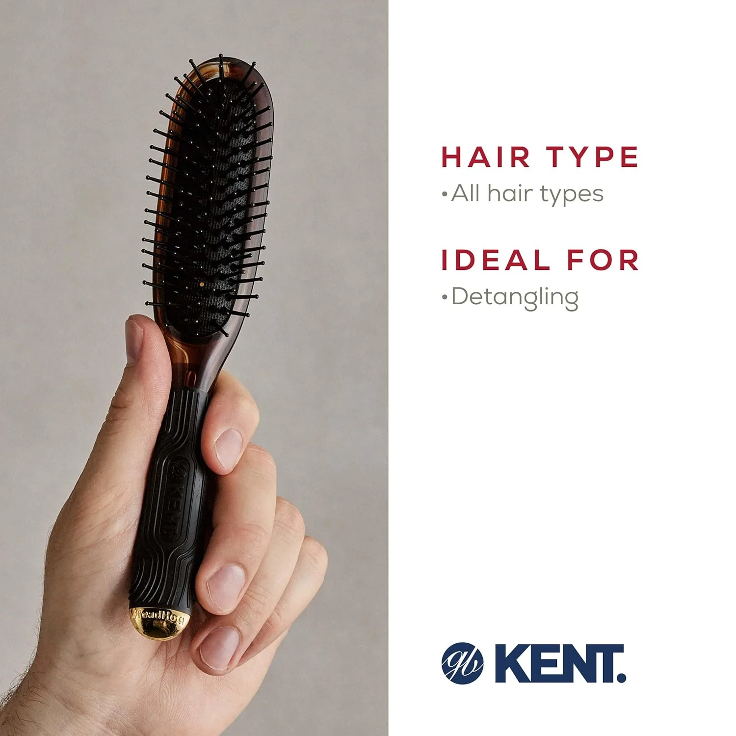 Kent Mini Hog Small Cushion Brush - Image 6