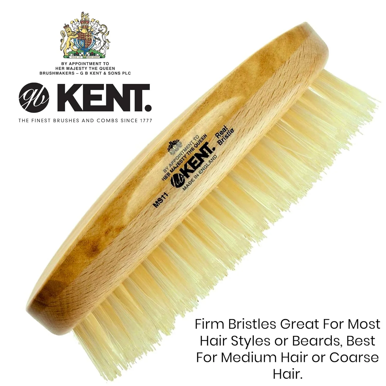 Kent MS11 Military Oval Brush - Image 4