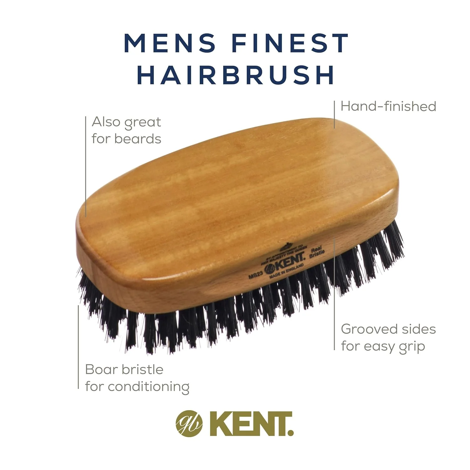 Kent MS23 Military Rectangular Brush - Image 4