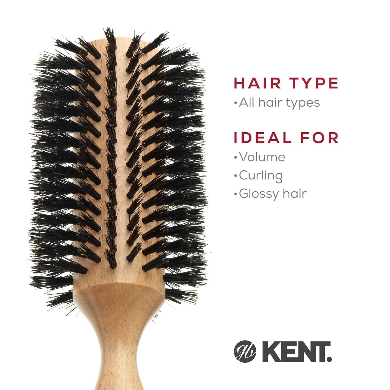 Kent Natural Shine Mix Bristle Radial - Image 18