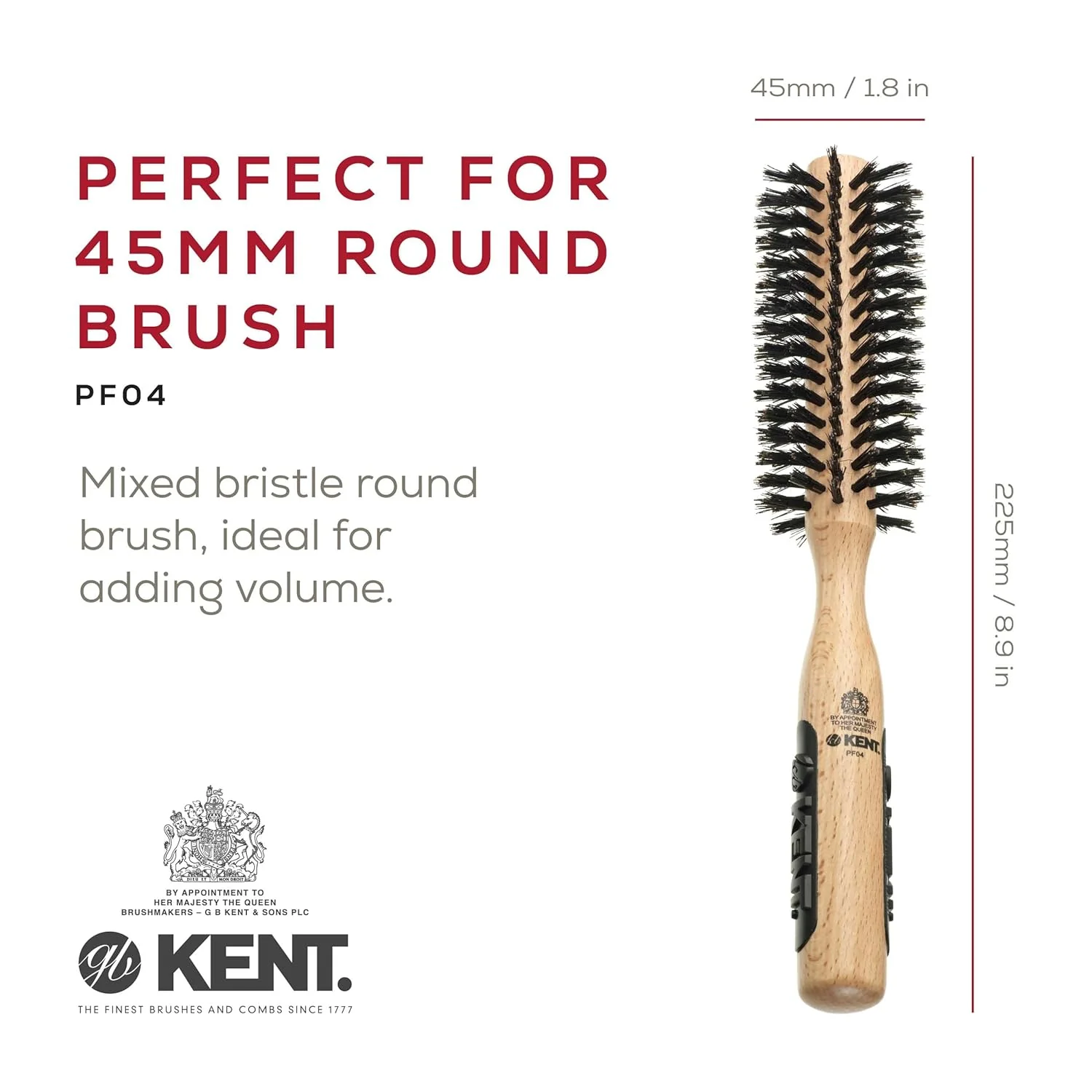 Kent Natural Shine Mix Bristle Radial - Image 2