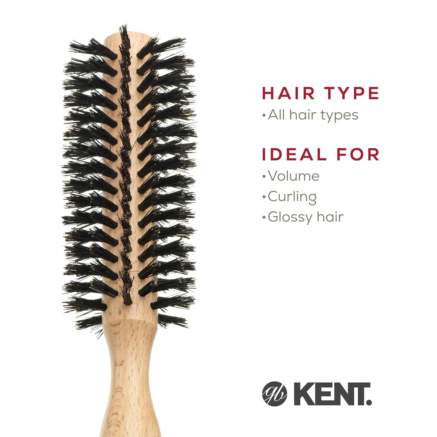 Kent Natural Shine Mix Bristle Radial - Image 6