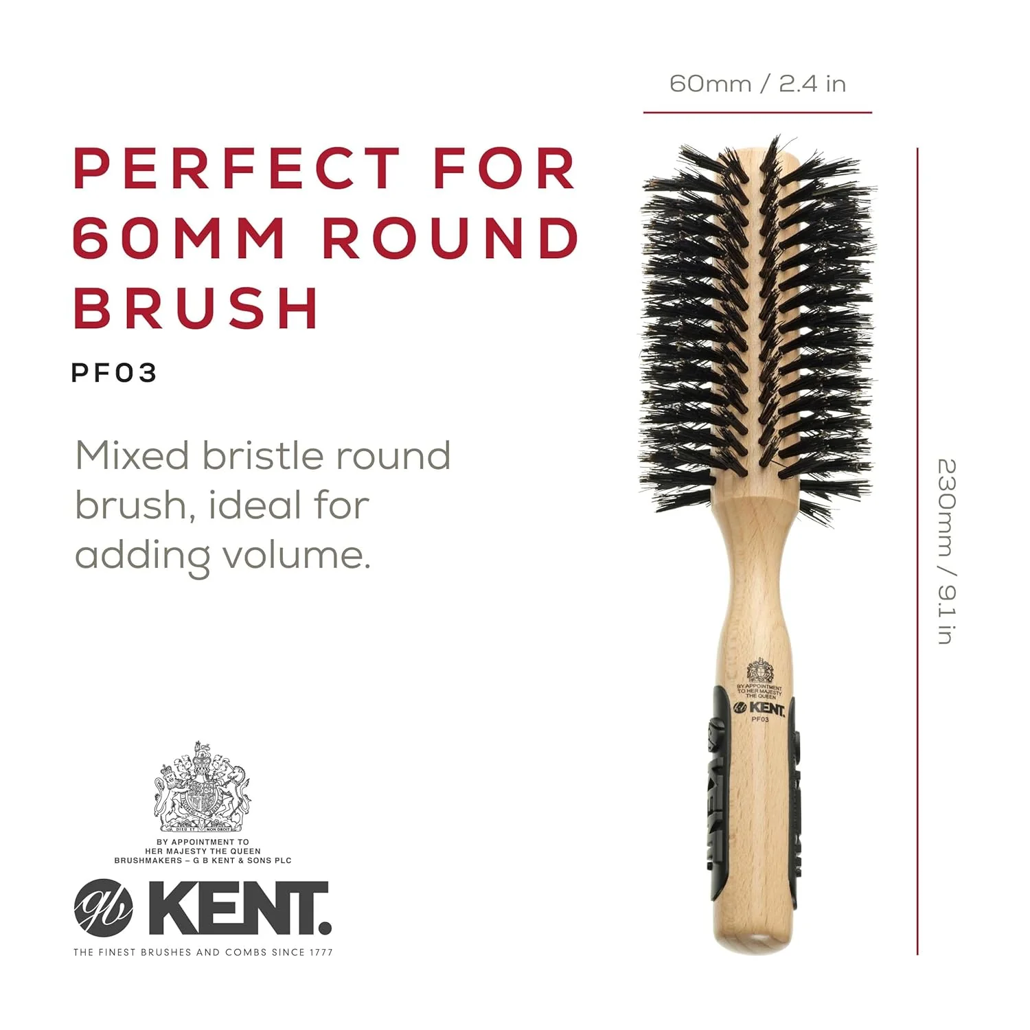Kent Natural Shine Mix Bristle Radial - Image 8