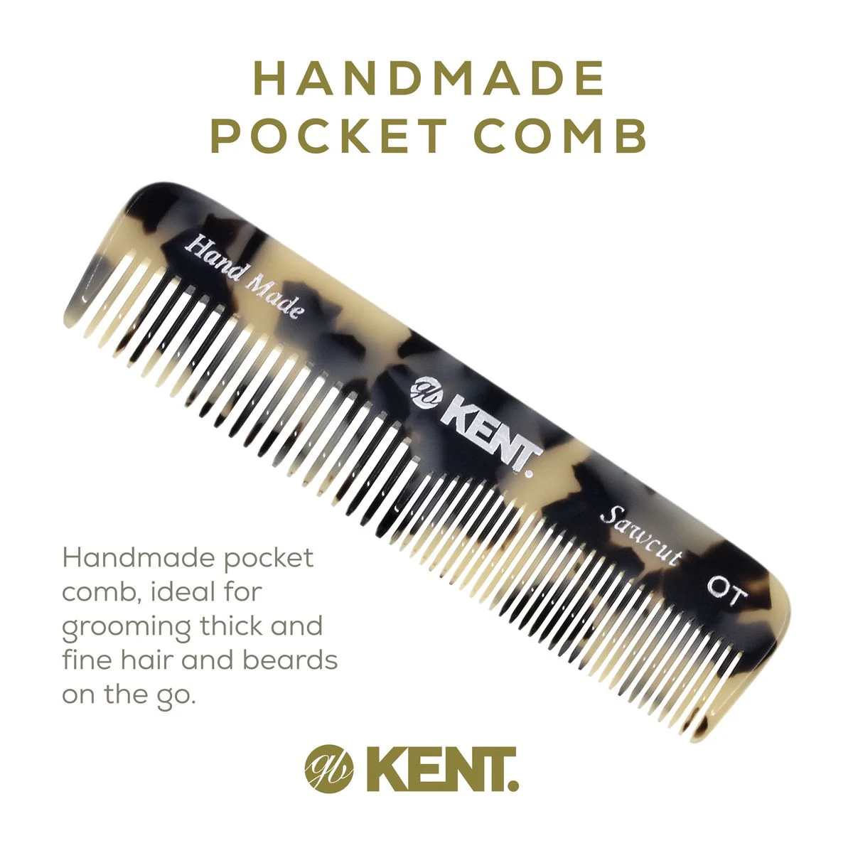 Kent OT Mixed Tooth Pocket Comb - Image 21