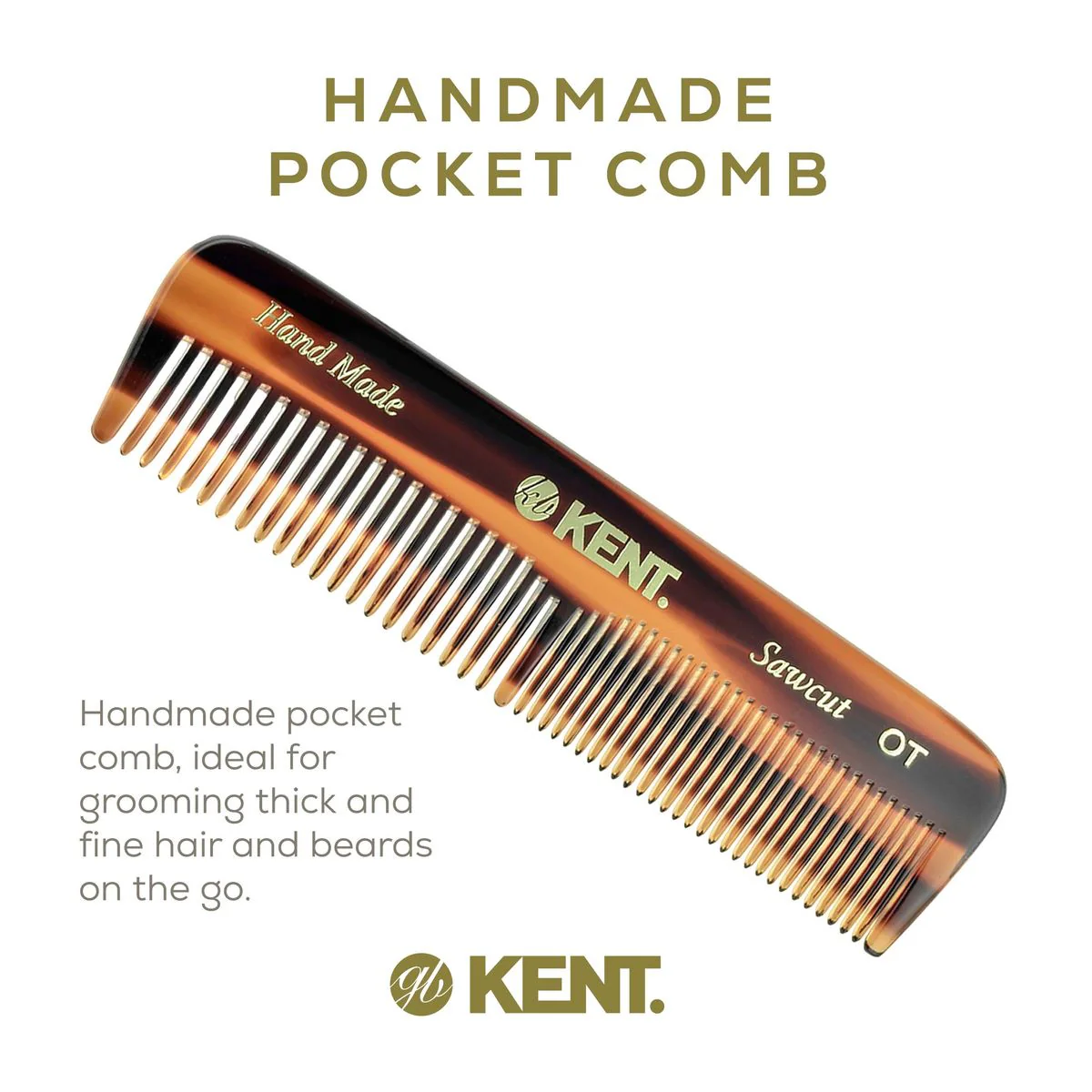 Kent OT Mixed Tooth Pocket Comb - Image 9