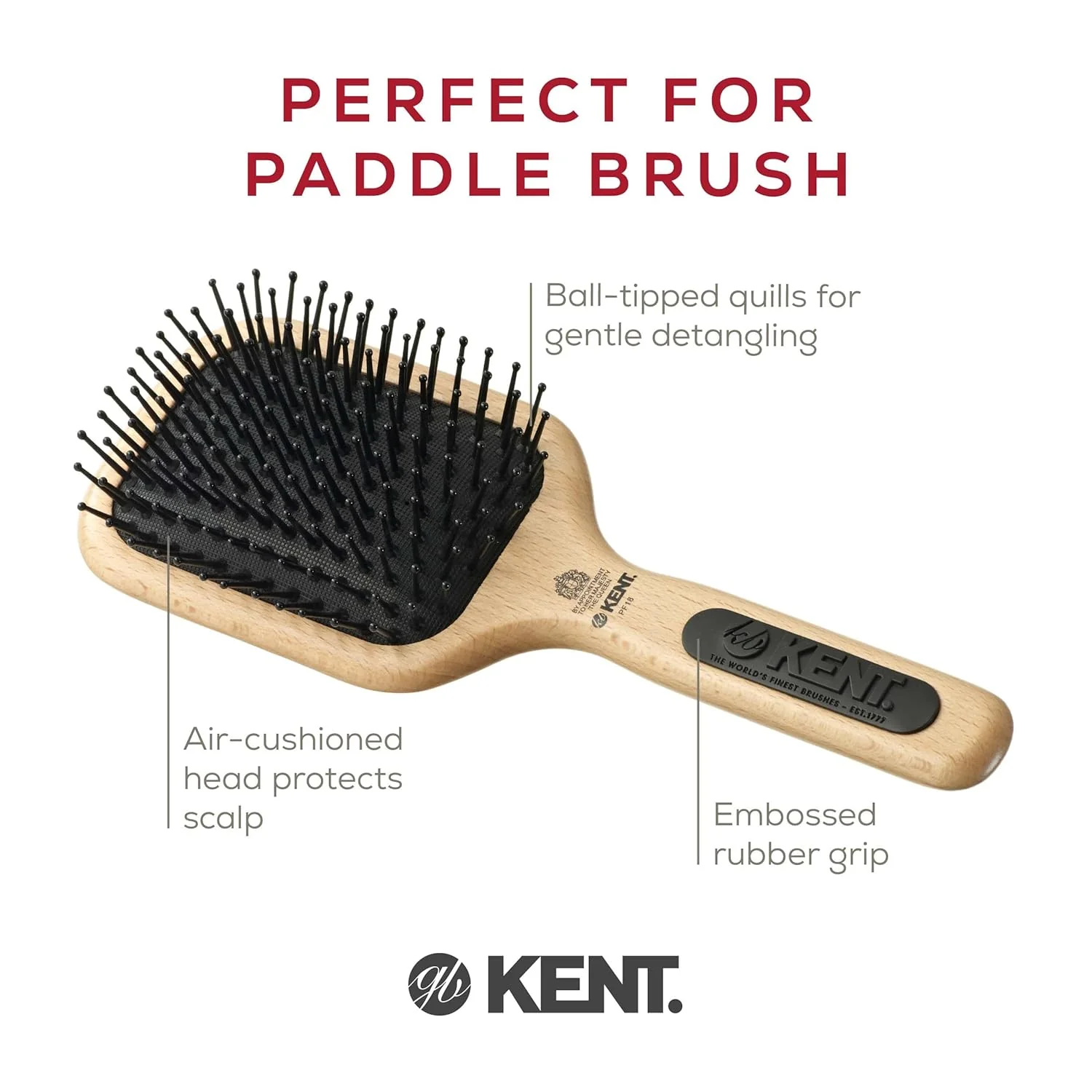 Kent PF18 Paddle Brush - Image 4