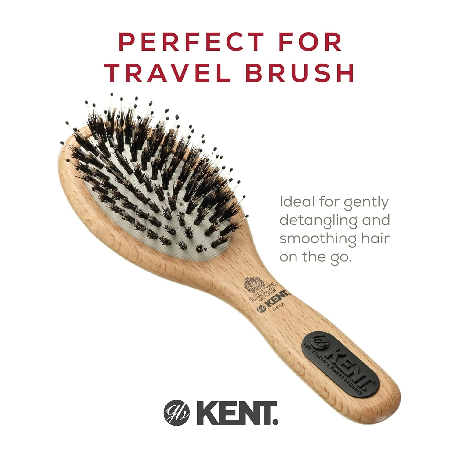 Kent PF02 Small Porcupine Brush - Image 3