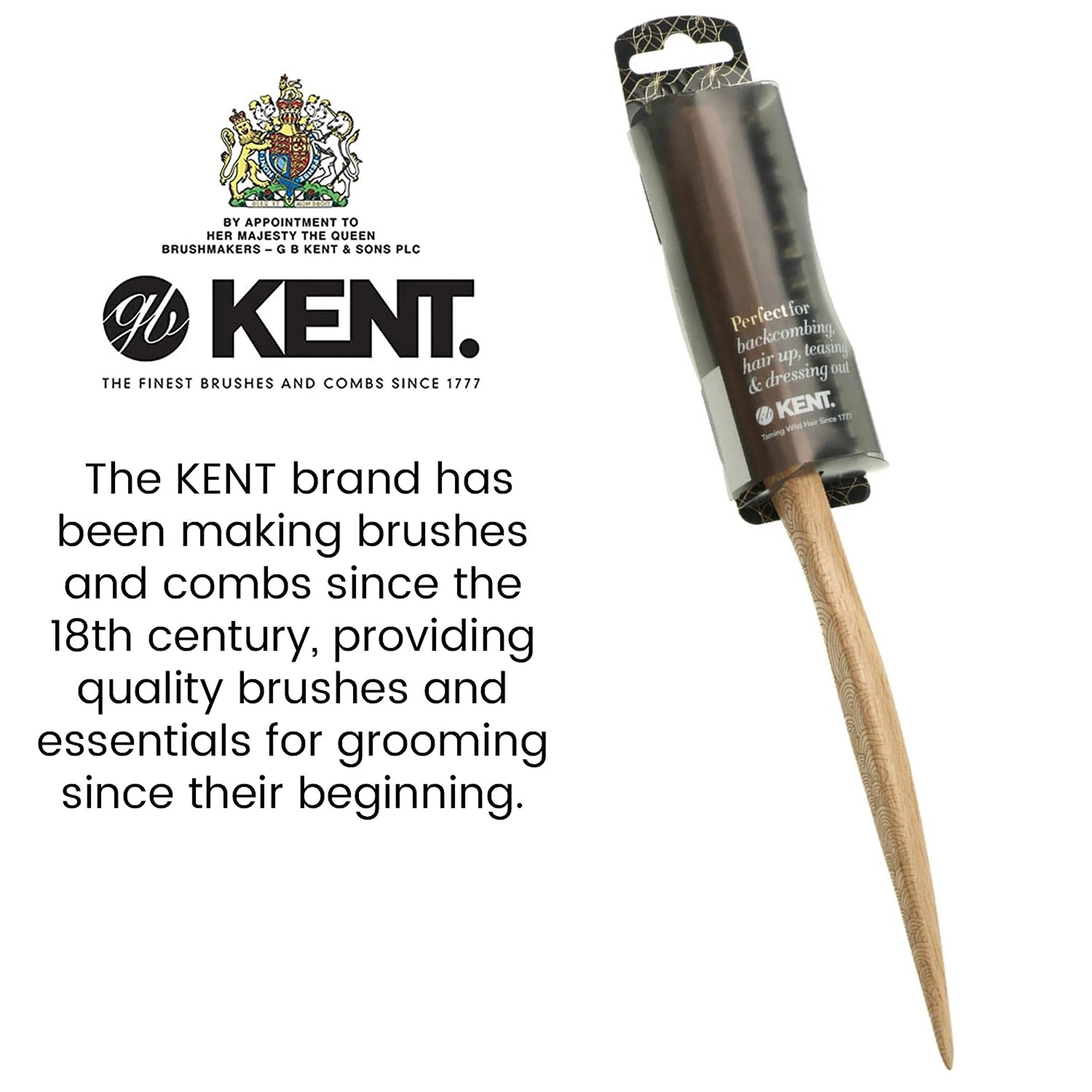 Kent PF15 Back Combing Mountains Brush - Image 2