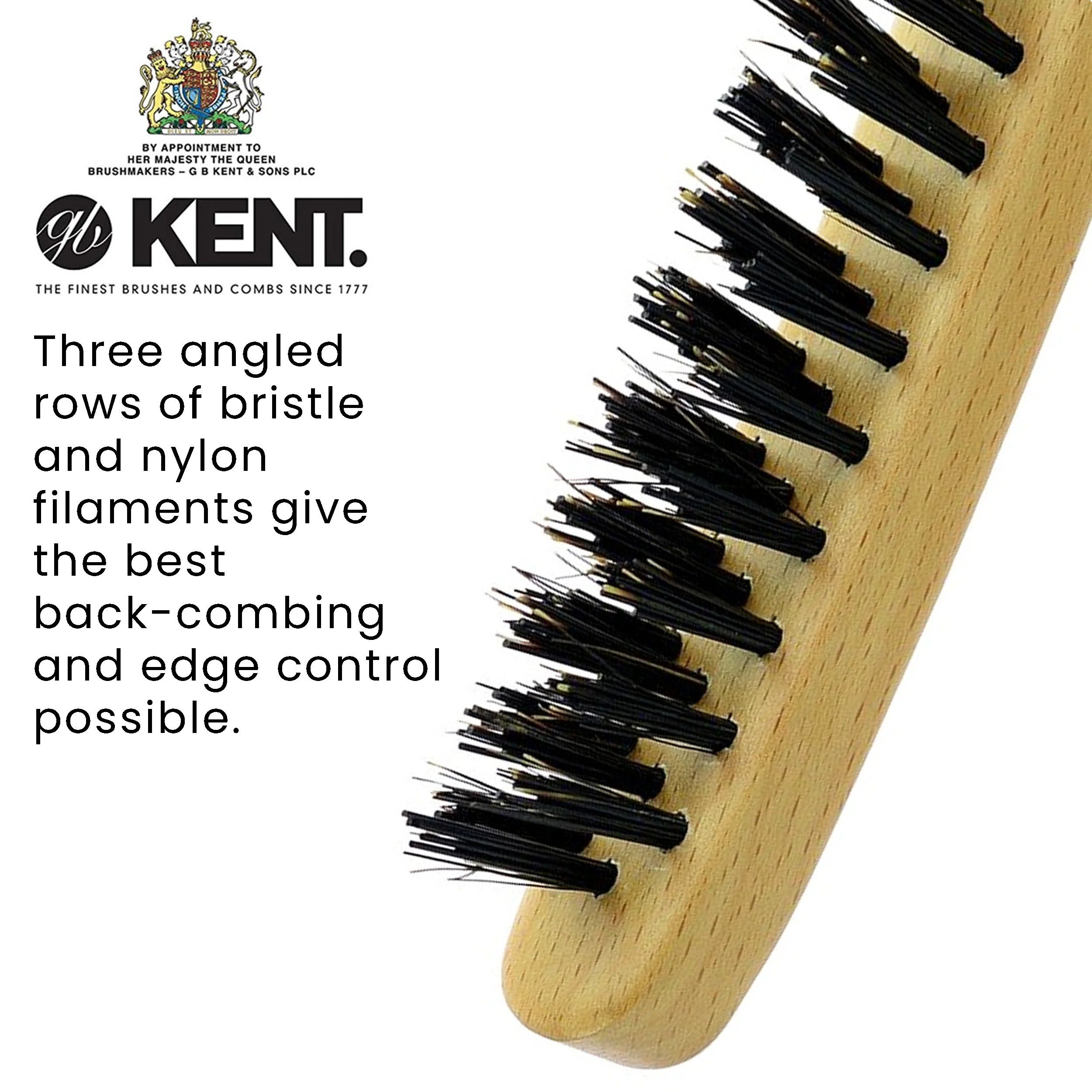 Kent PF15 Back Combing Mountains Brush - Image 5