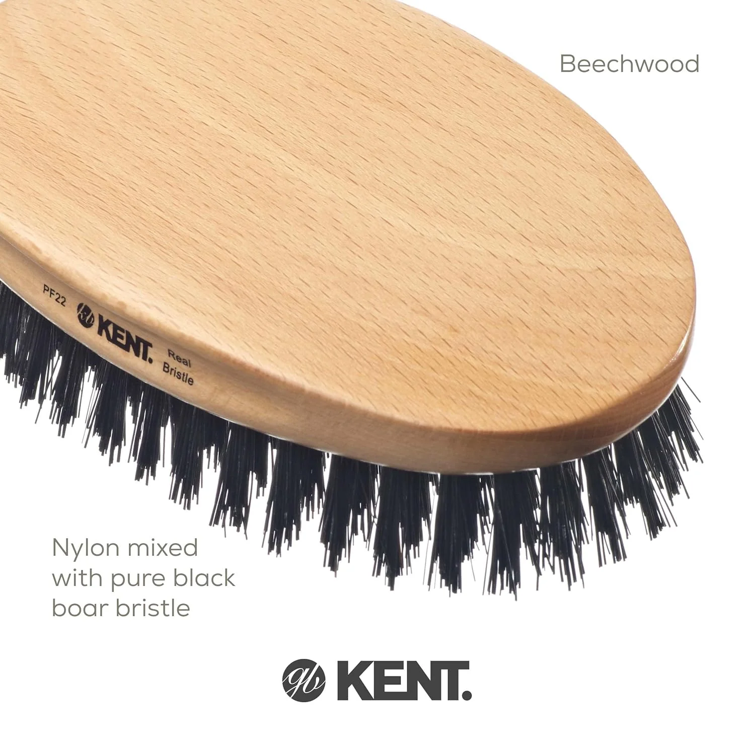 Kent PF22 Mens Military Oval Brush - Image 5