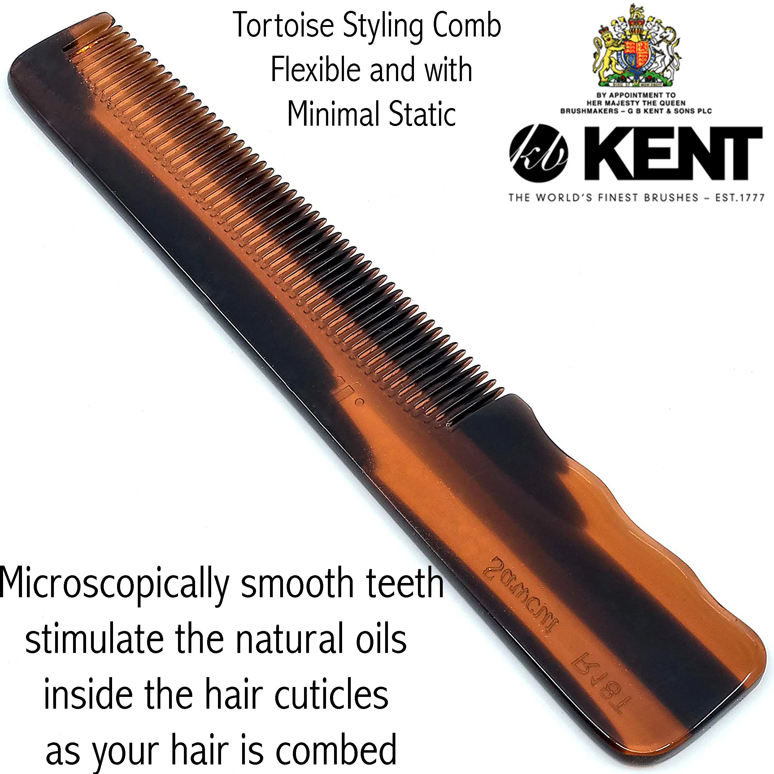 Kent R18T Fine Tooth Pocket Comb - Image 4