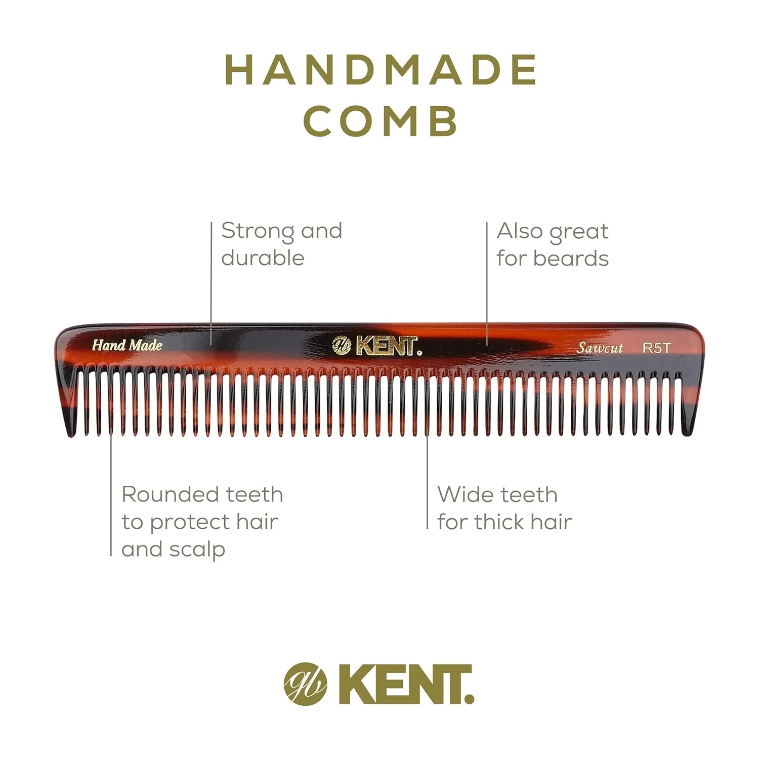 Kent R5T Wide Tooth Dressing Comb - Image 10