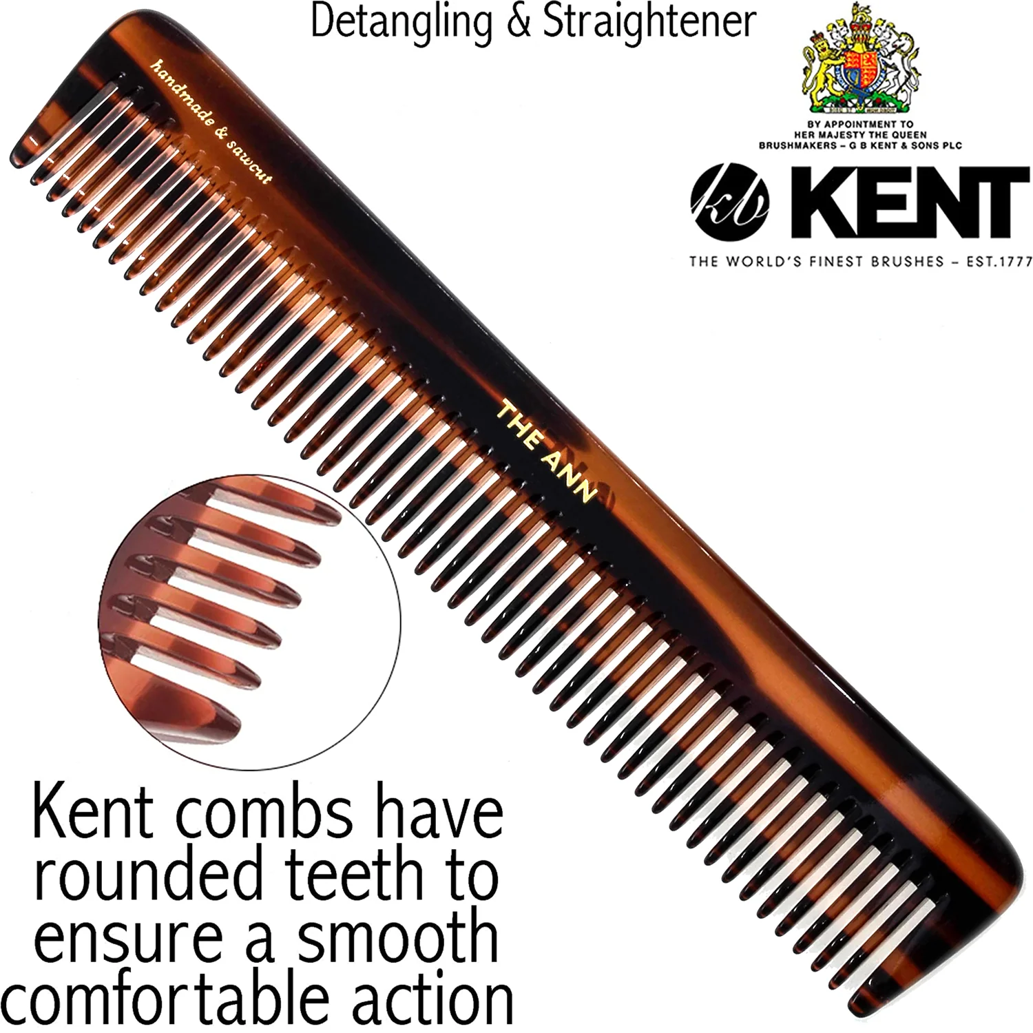 Kent R5T Wide Tooth Dressing Comb - Image 5