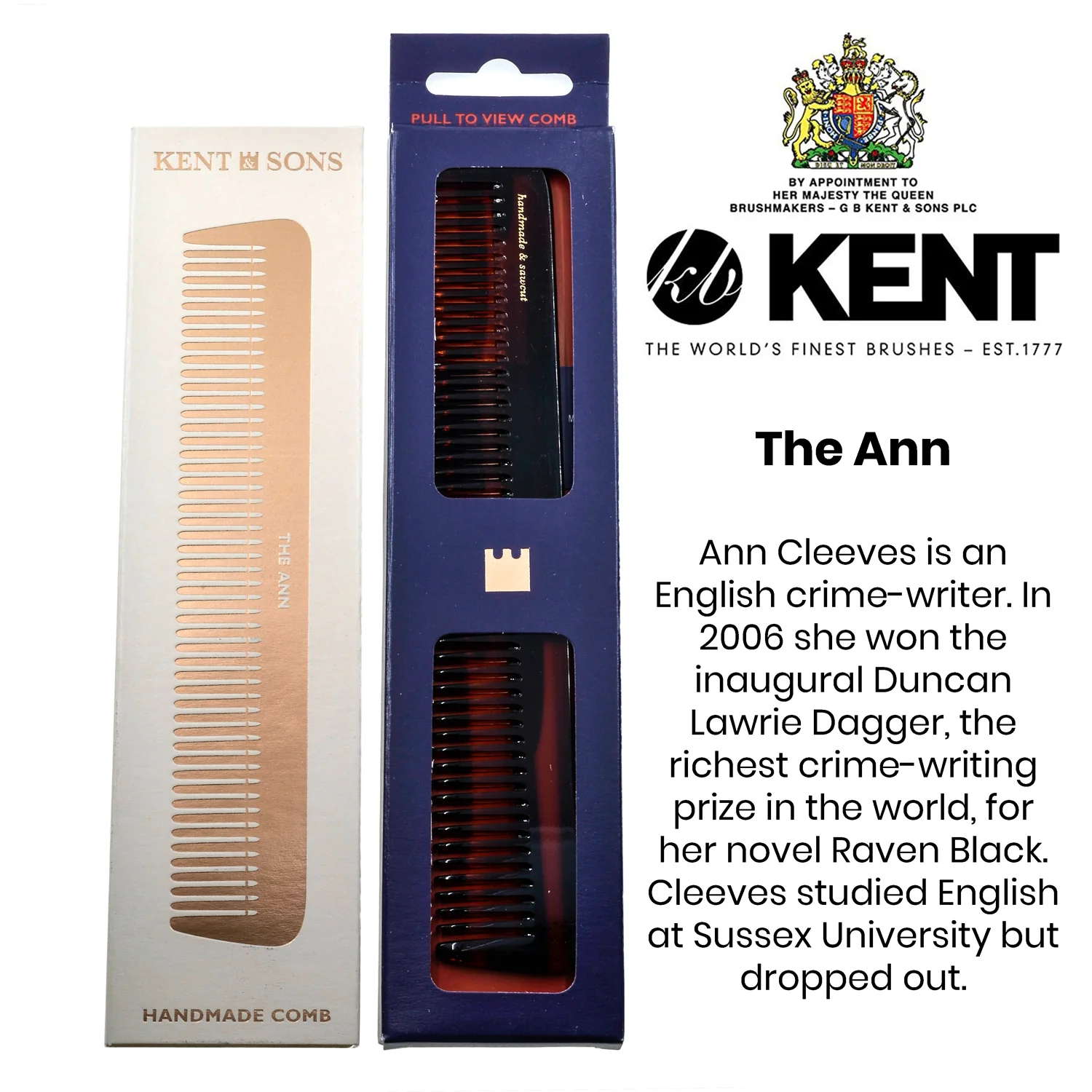 Kent R5T Wide Tooth Dressing Comb - Image 6
