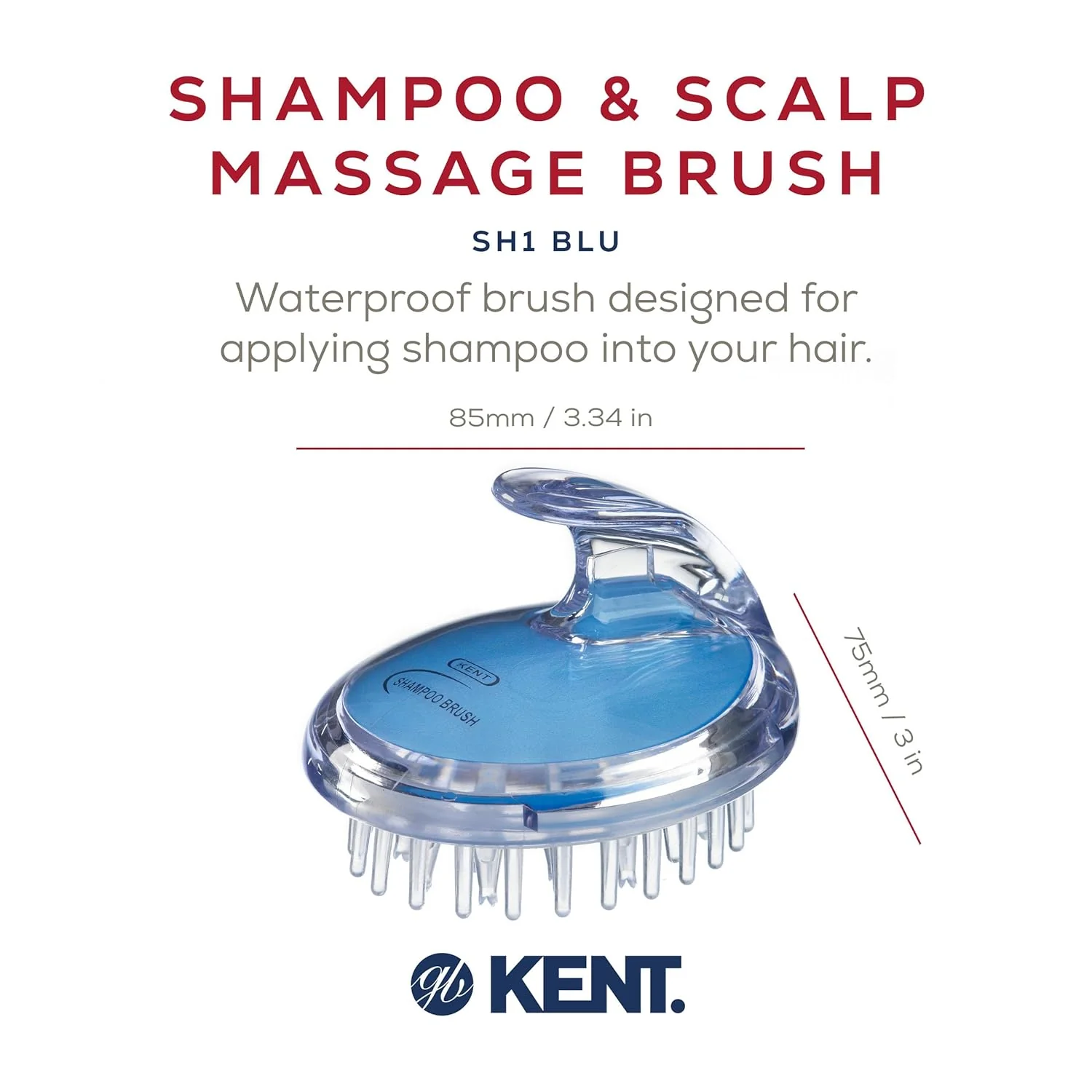 Kent SH1 Shampoo and Scalp Massage Brush - Image 14
