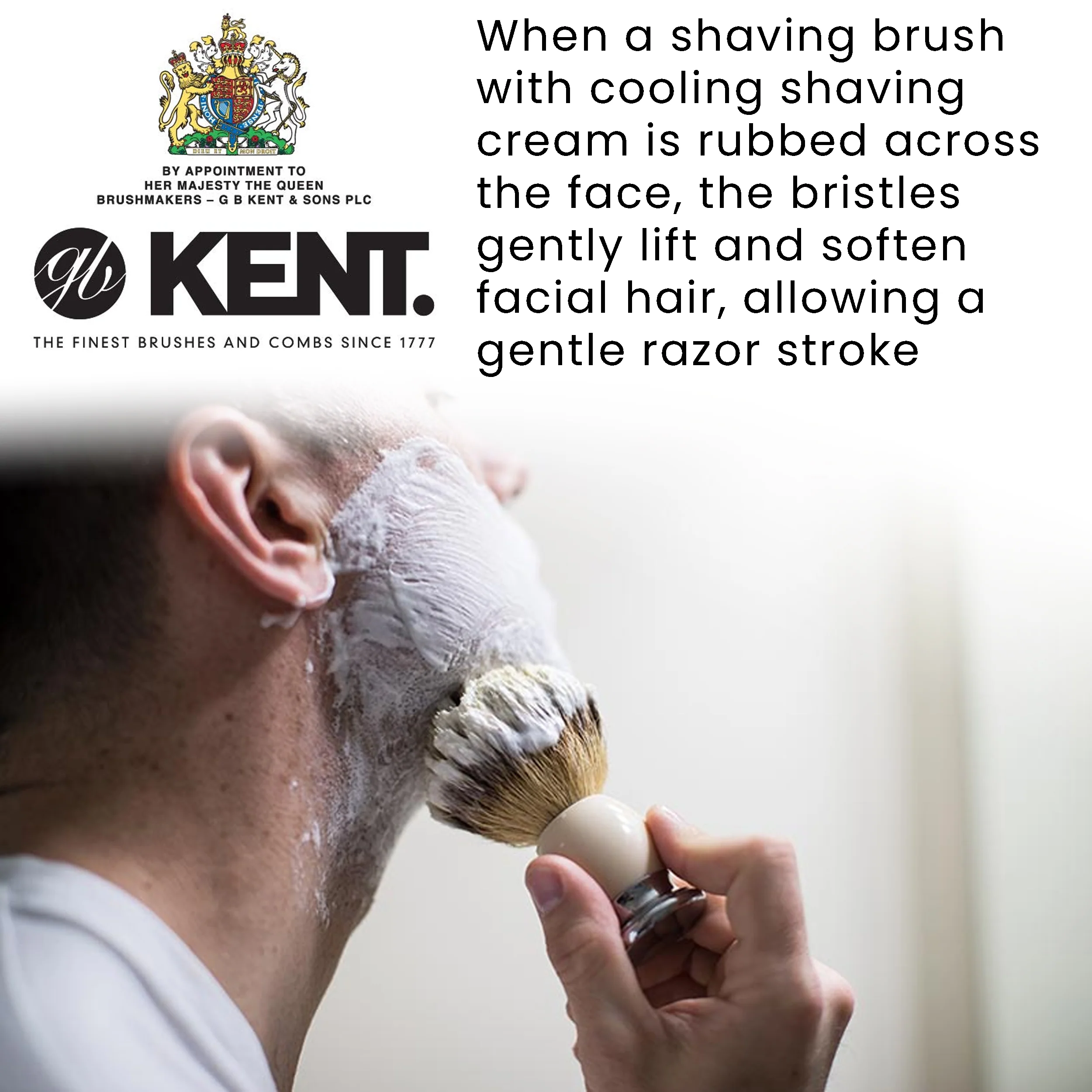 Kent SCT1 Shaving Cream 75ml Travel - Image 3