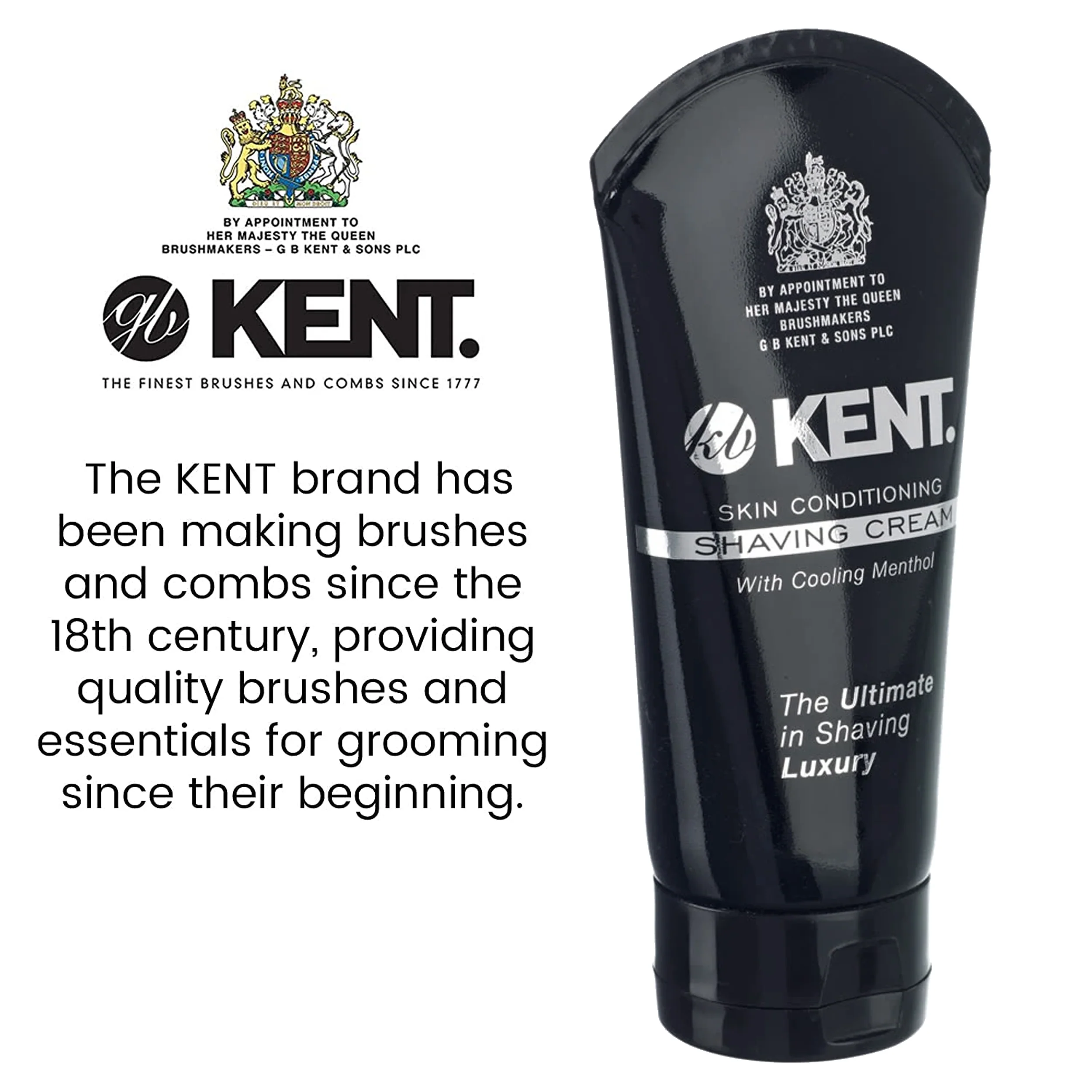 Kent SCT1 Shaving Cream 75ml Travel - Image 5