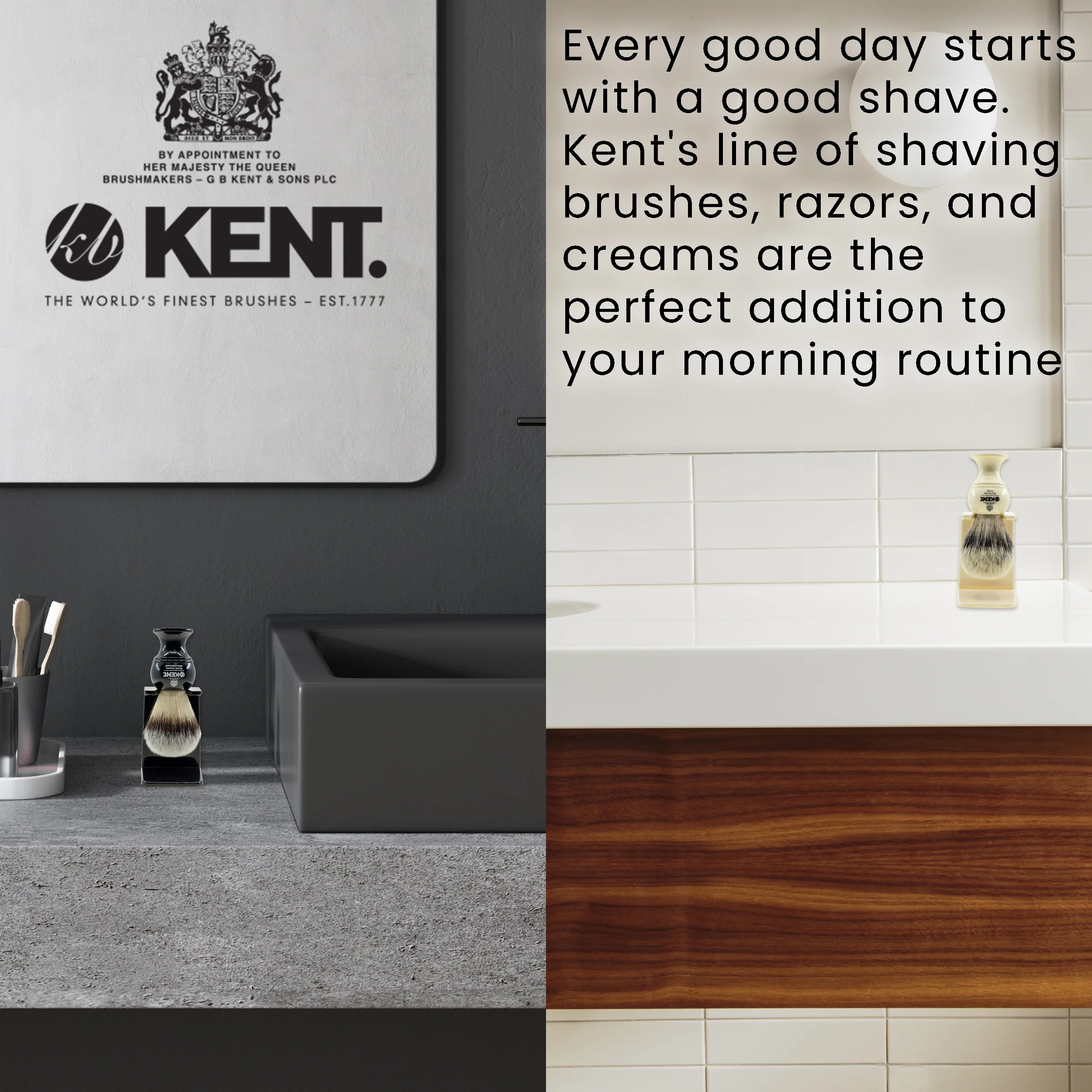 Kent Small Shaving Brush Stand - Image 4