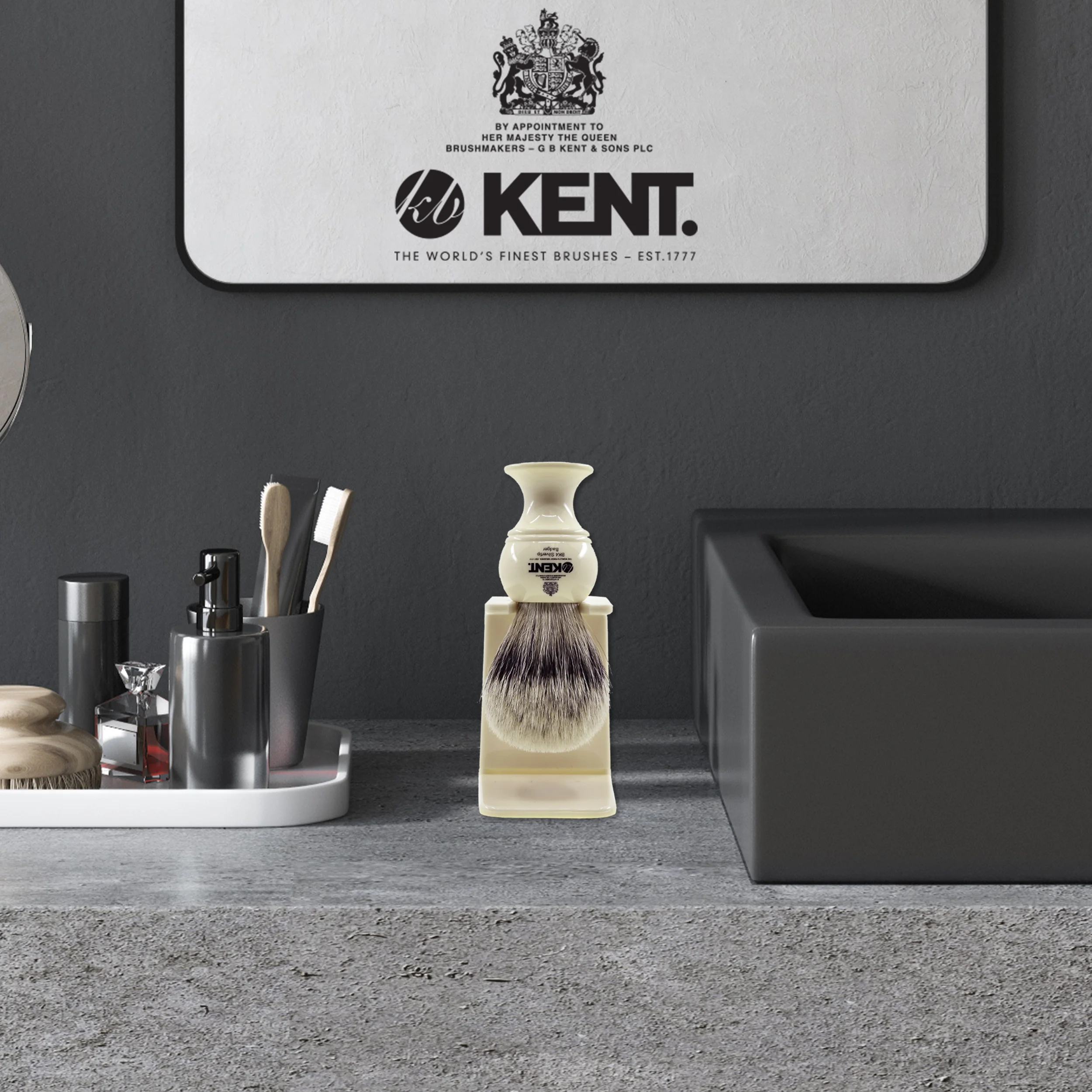 Kent Small Shaving Brush Stand - Image 5