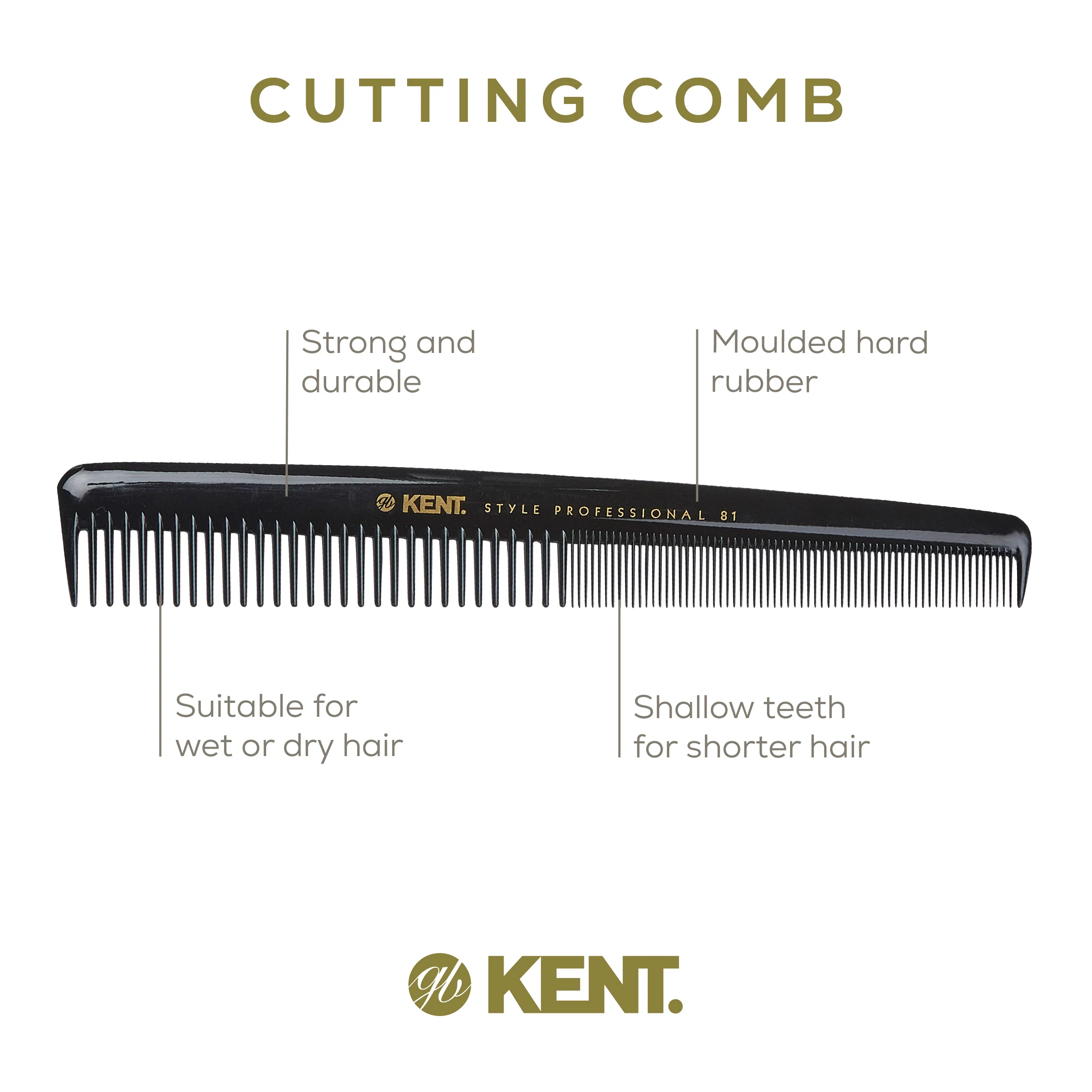 Kent SPC81 Pro Rake Comb - Image 4