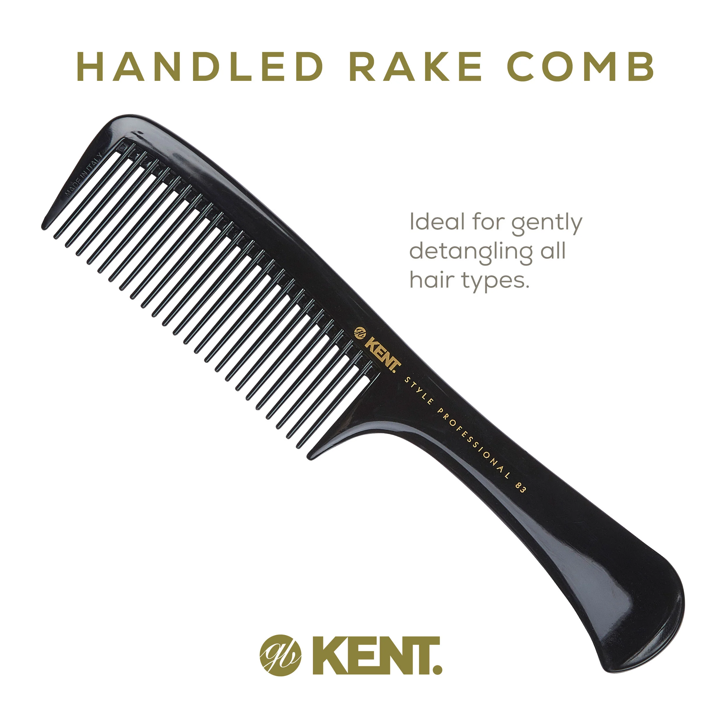 Kent SPC83 Pro Wide Tooth Detangling Comb - Image 3