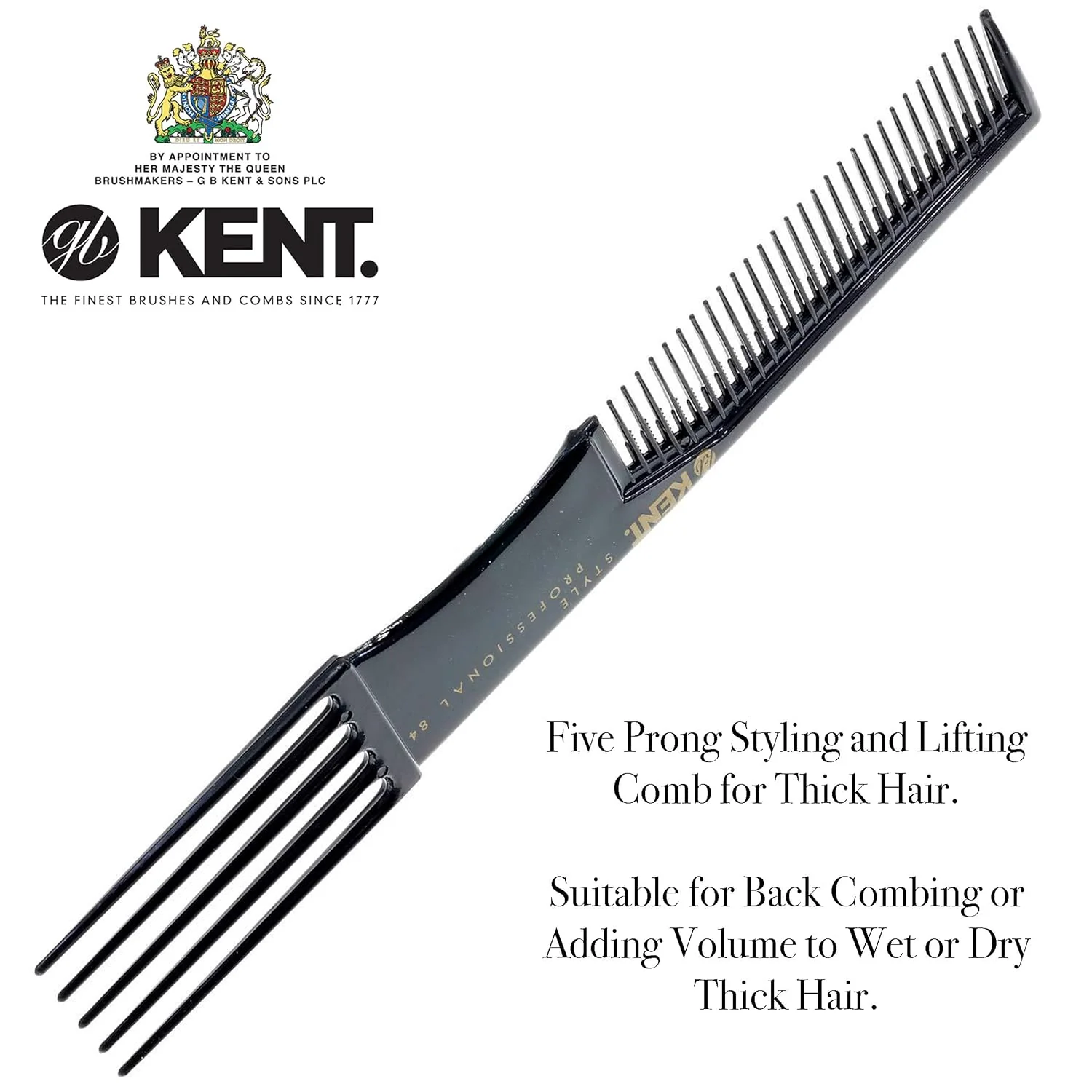 Kent SPC84 Pro Wide Tooth Styling Comb - Image 5