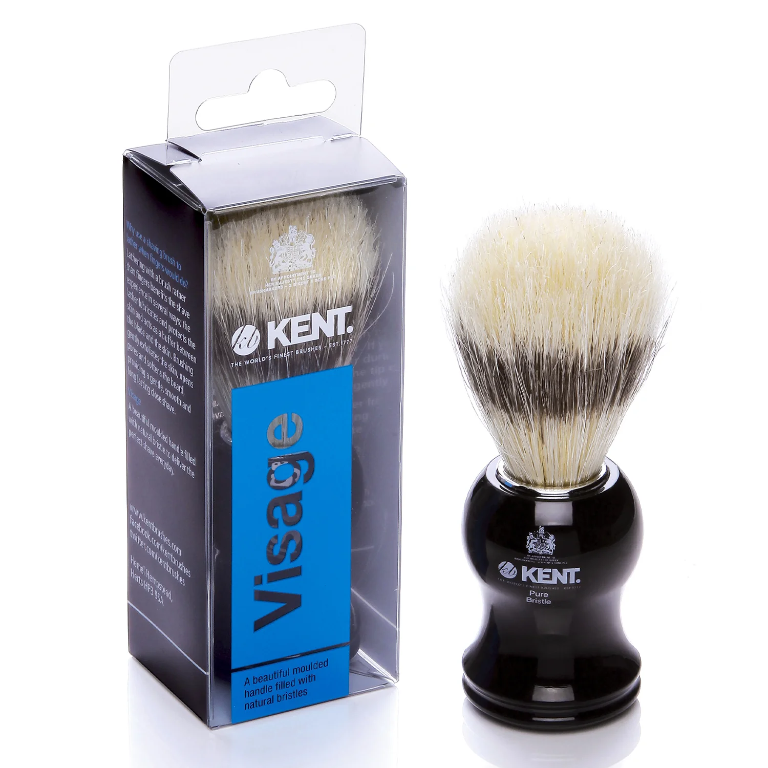 Kent VS60 Natural Boar Bristle Shaving Brush