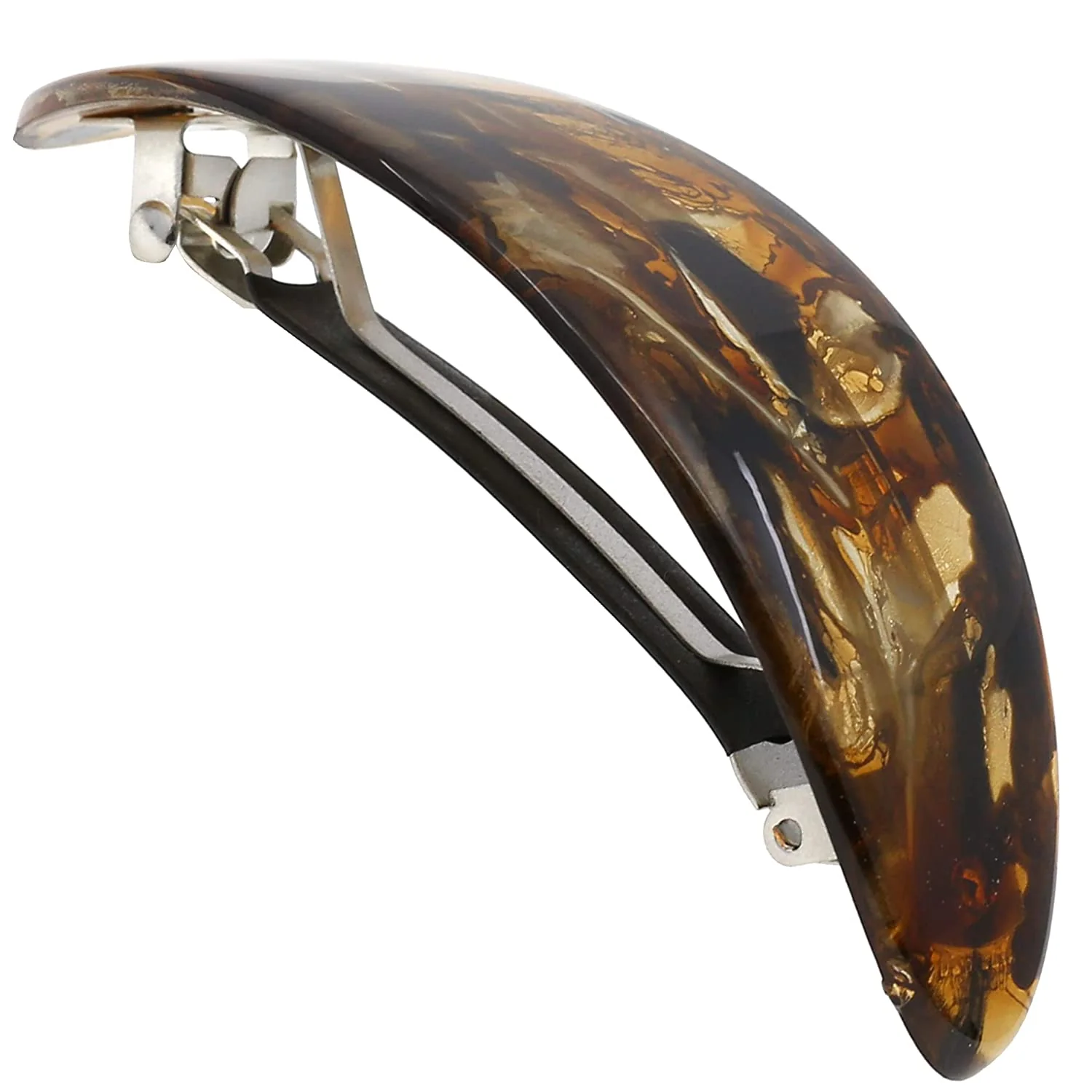 Camila Paris Large Hand Painted Oval No-Slip Barrette