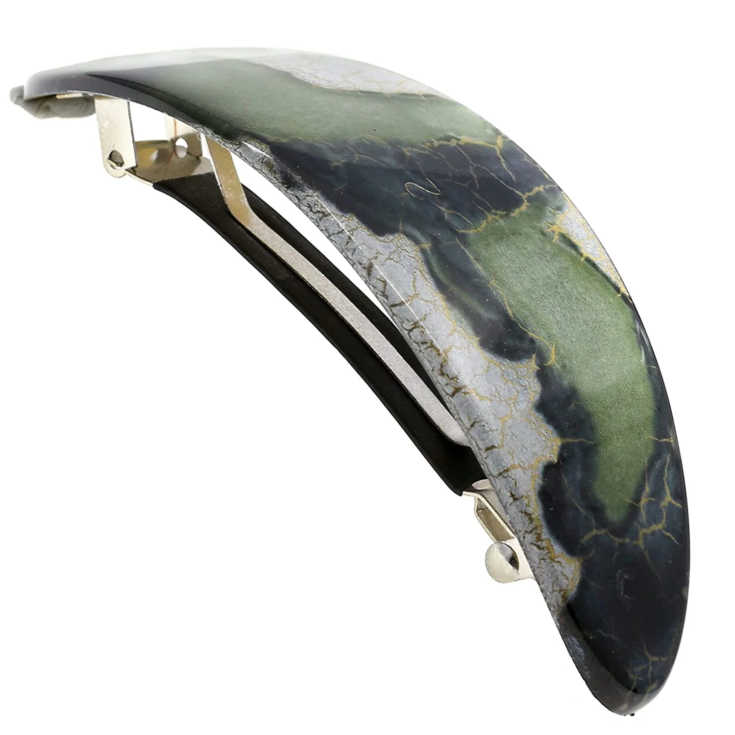 Camila Paris Large Hand Painted Oval No-Slip Barrette - Image 13