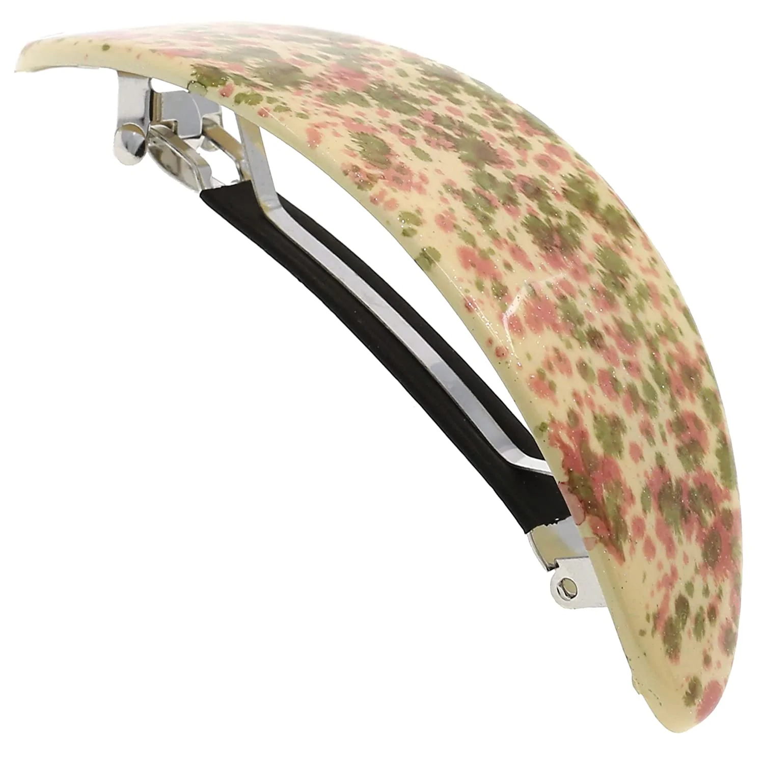 Camila Paris Large Hand Painted Oval No-Slip Barrette - Image 5