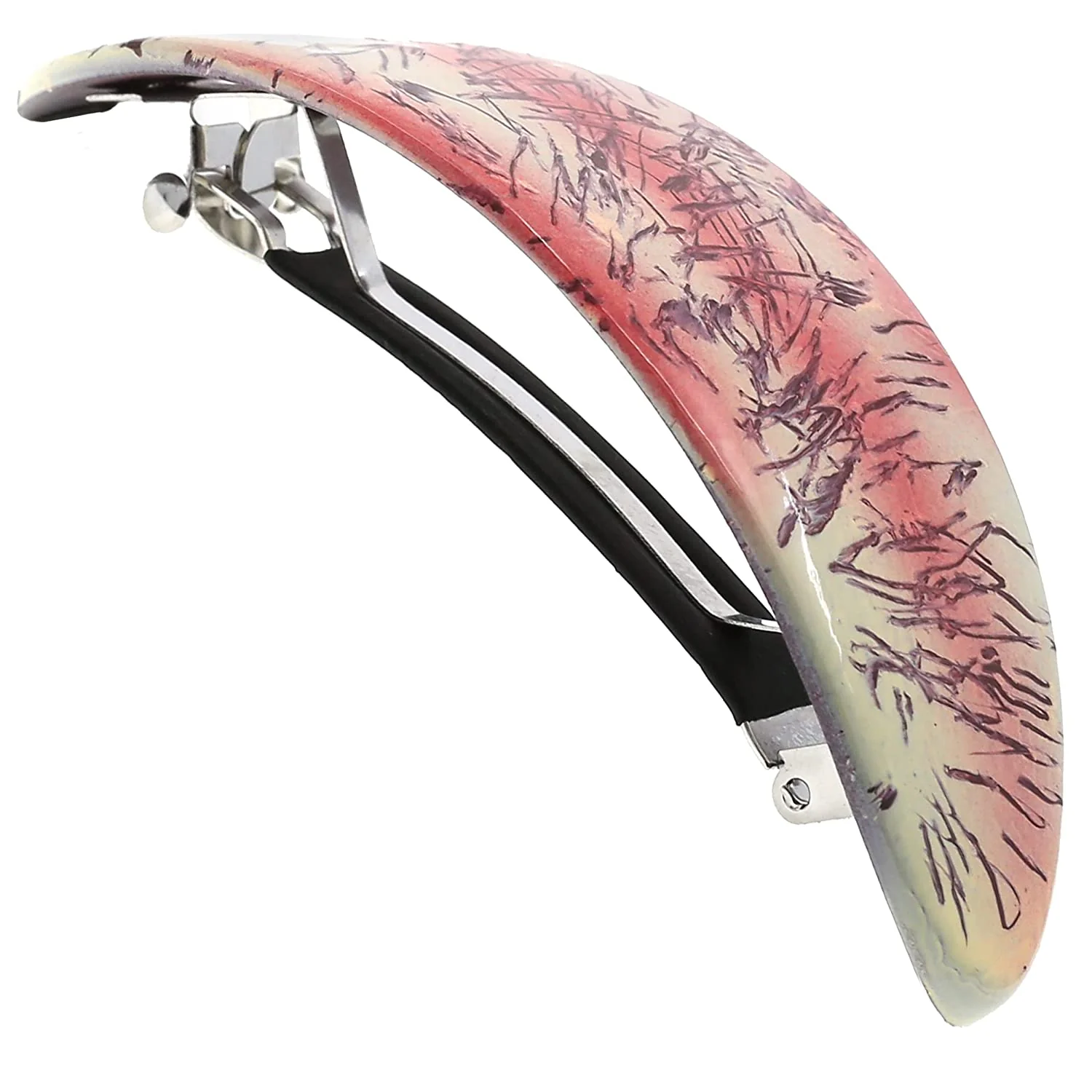 Camila Paris Large Hand Painted Oval No-Slip Barrette - Image 9