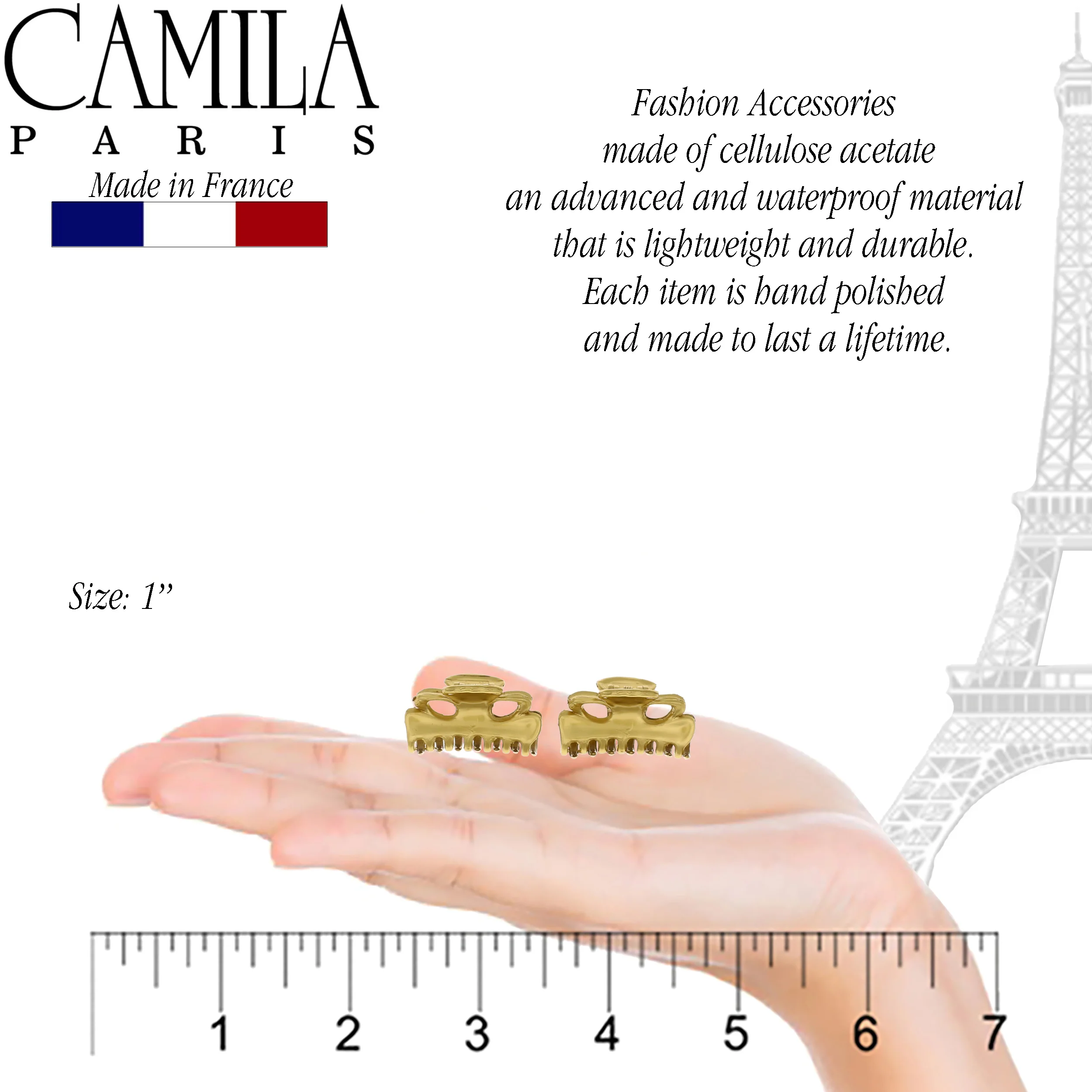 Camila Paris Mini Elizabeth Hair Clip Pair - Image 15