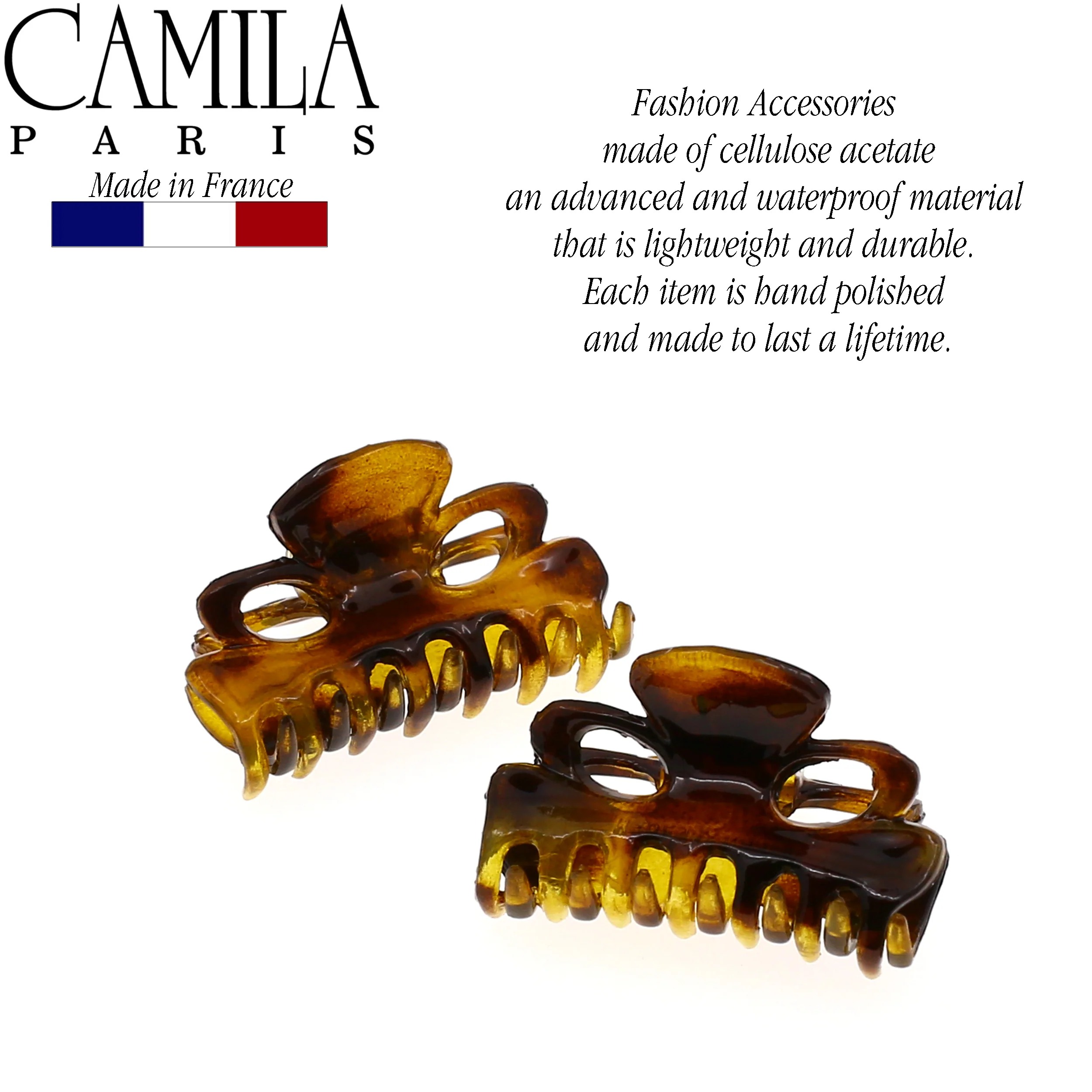 Camila Paris Mini Elizabeth Hair Clip Pair - Image 3