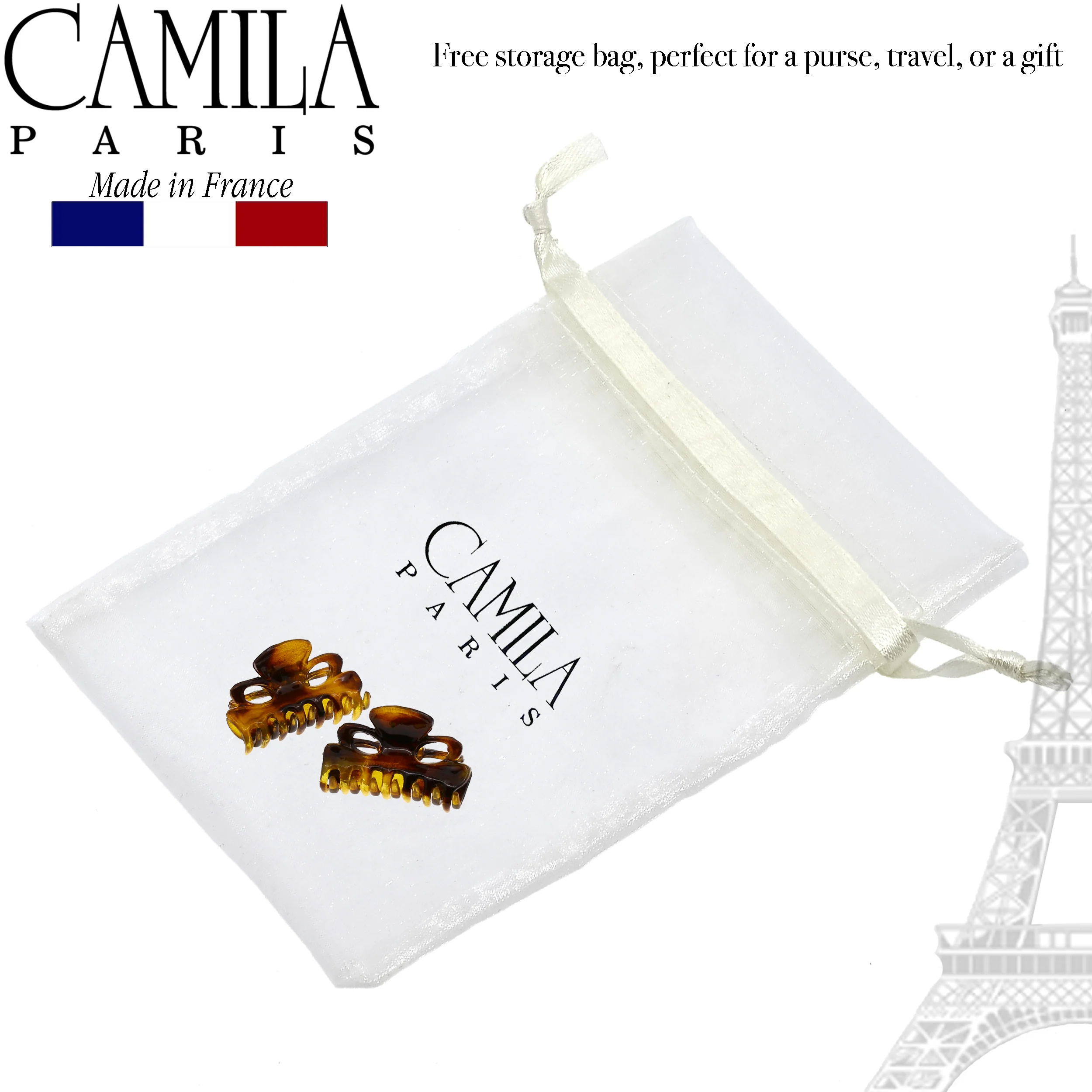 Camila Paris Mini Elizabeth Hair Clip Pair - Image 4