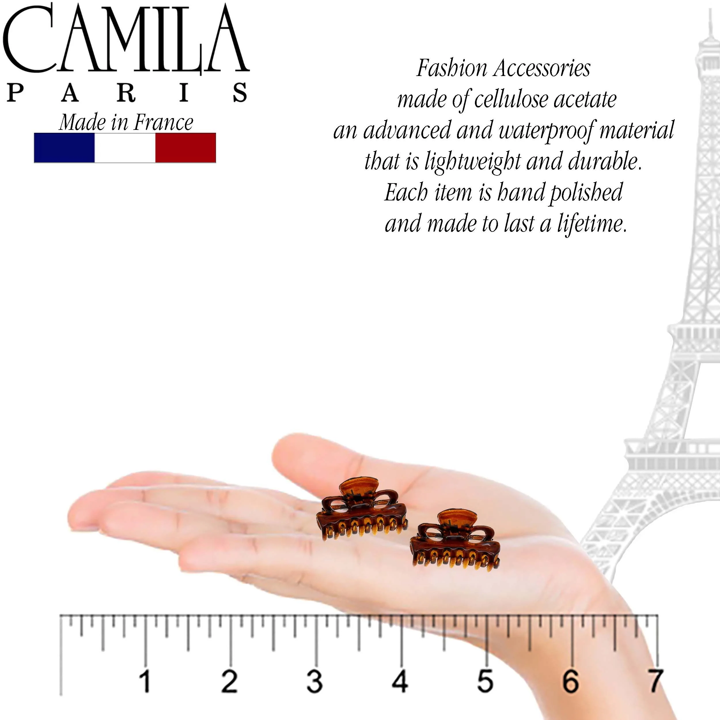 Camila Paris Mini Elizabeth Hair Clip Pair - Image 6