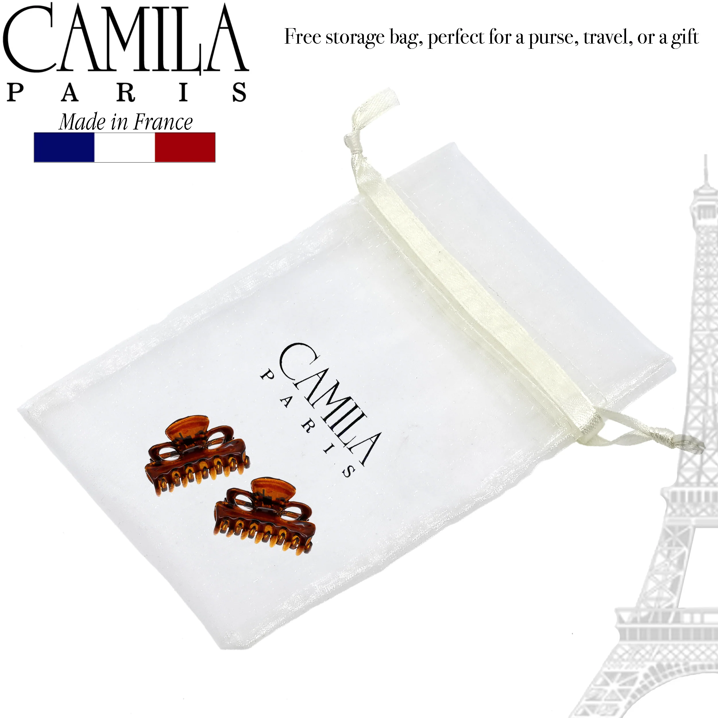 Camila Paris Mini Elizabeth Hair Clip Pair - Image 8