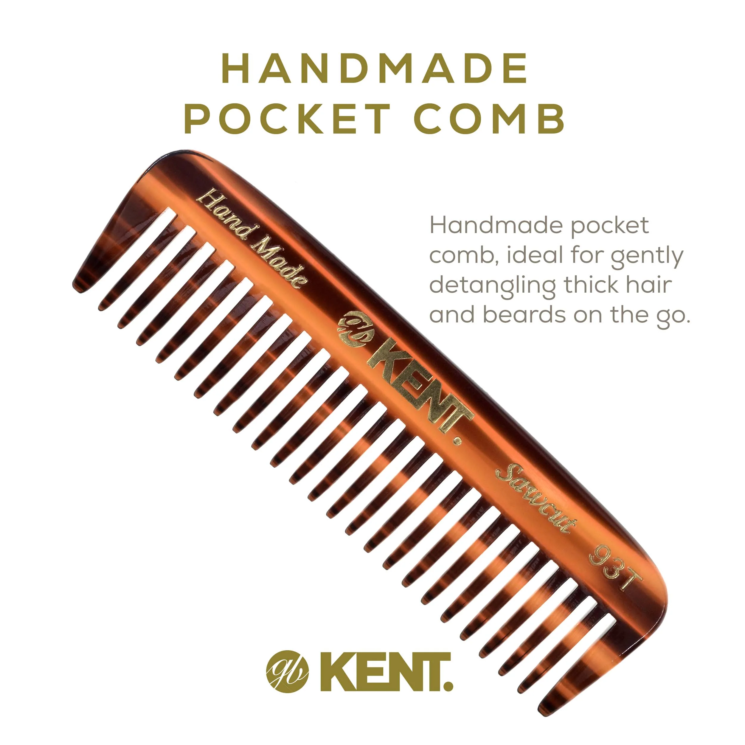 Mini Wide Tooth Detangling Beard Comb - Image 23