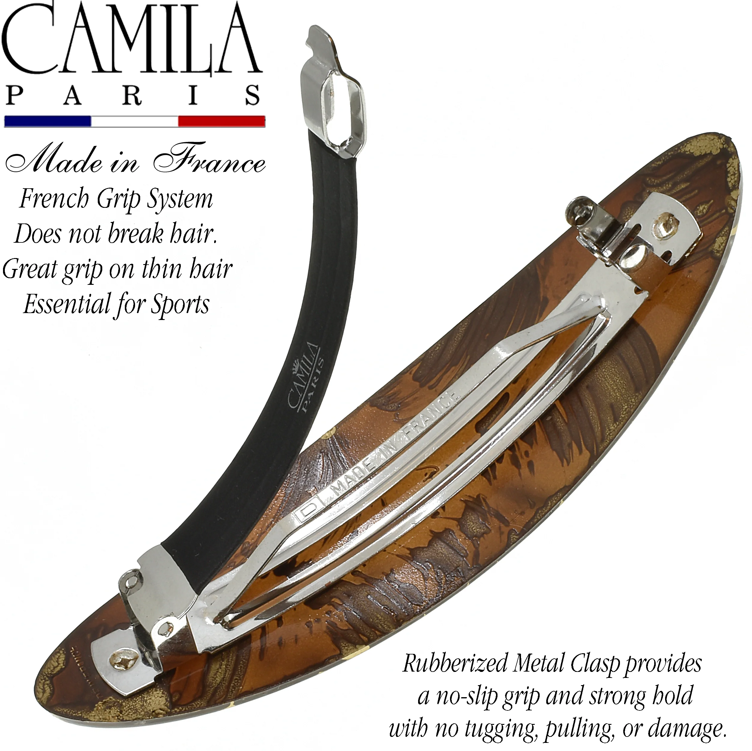 Camila Paris Mona Oval Barrette - Image 3