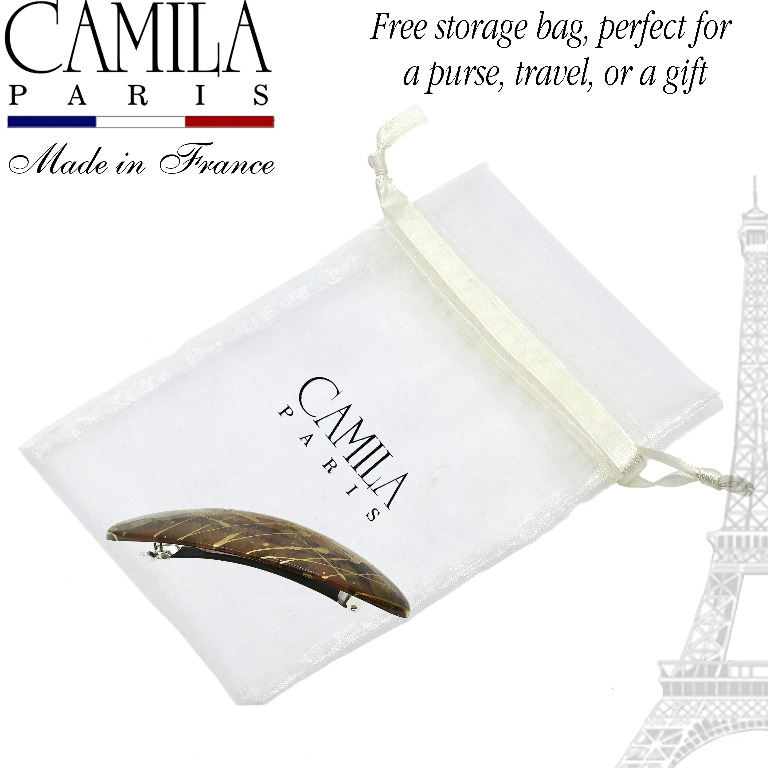Camila Paris Mona Oval Barrette - Image 4