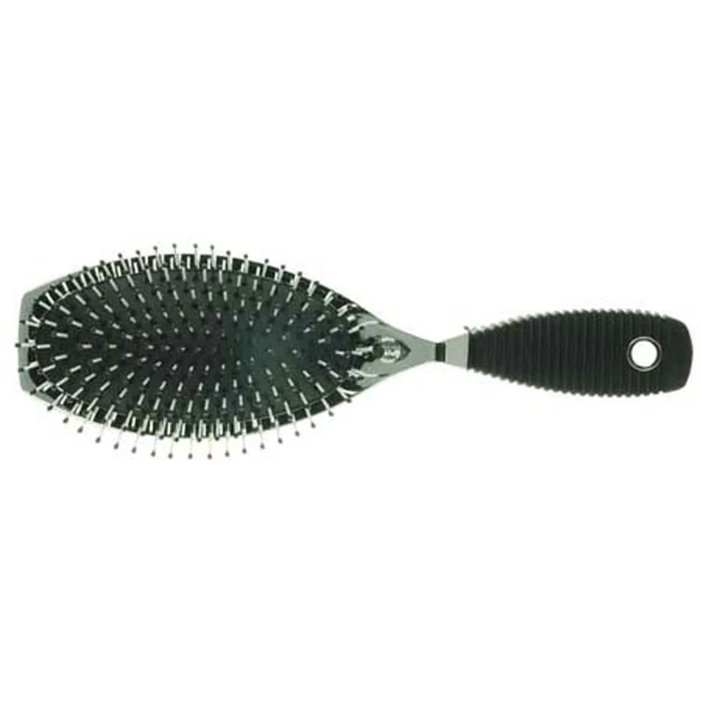 Detangling Cushion Hair Brush with Rubber Grip - Image 2