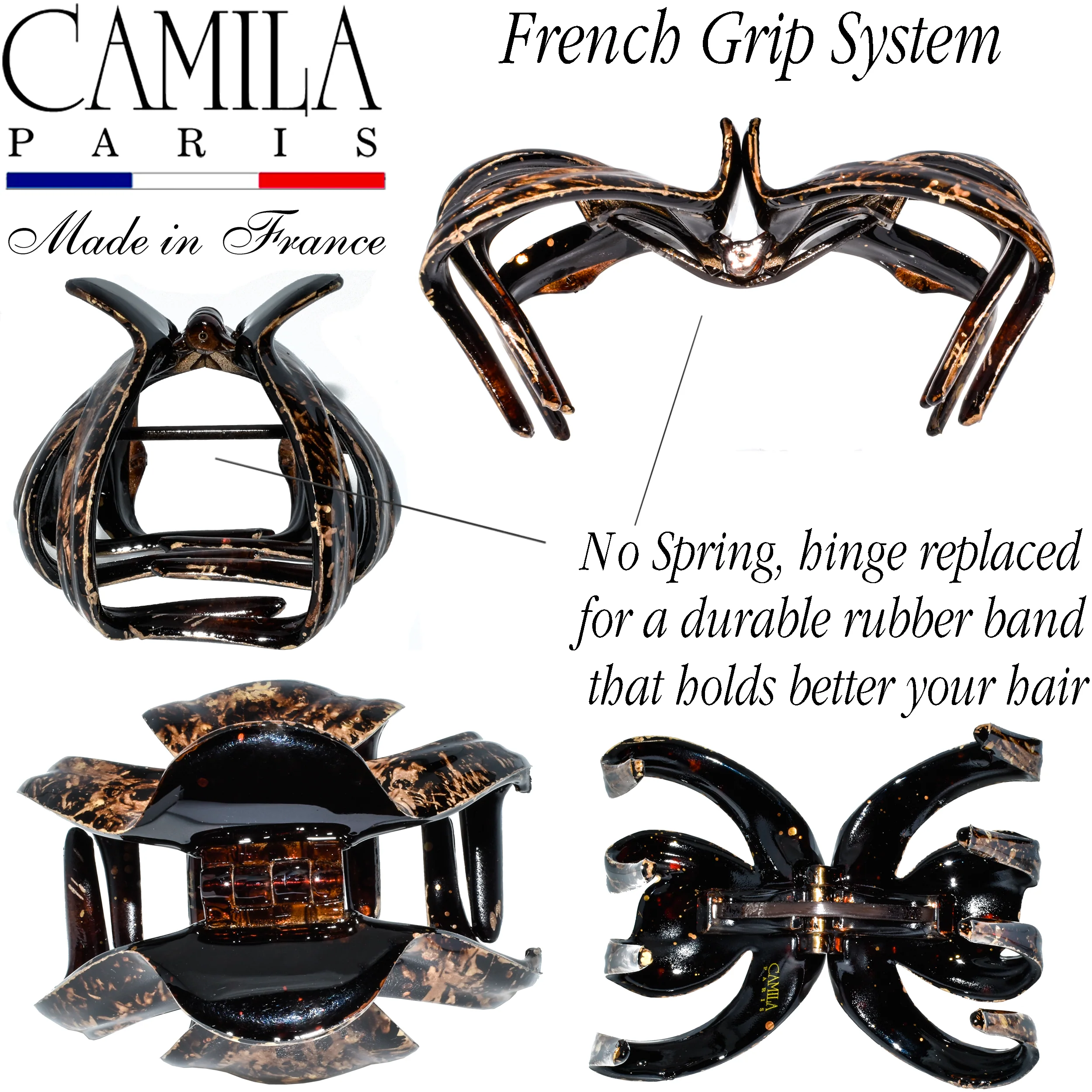 Camila Paris Octopus Hair Clips Hand Painted - Image 11