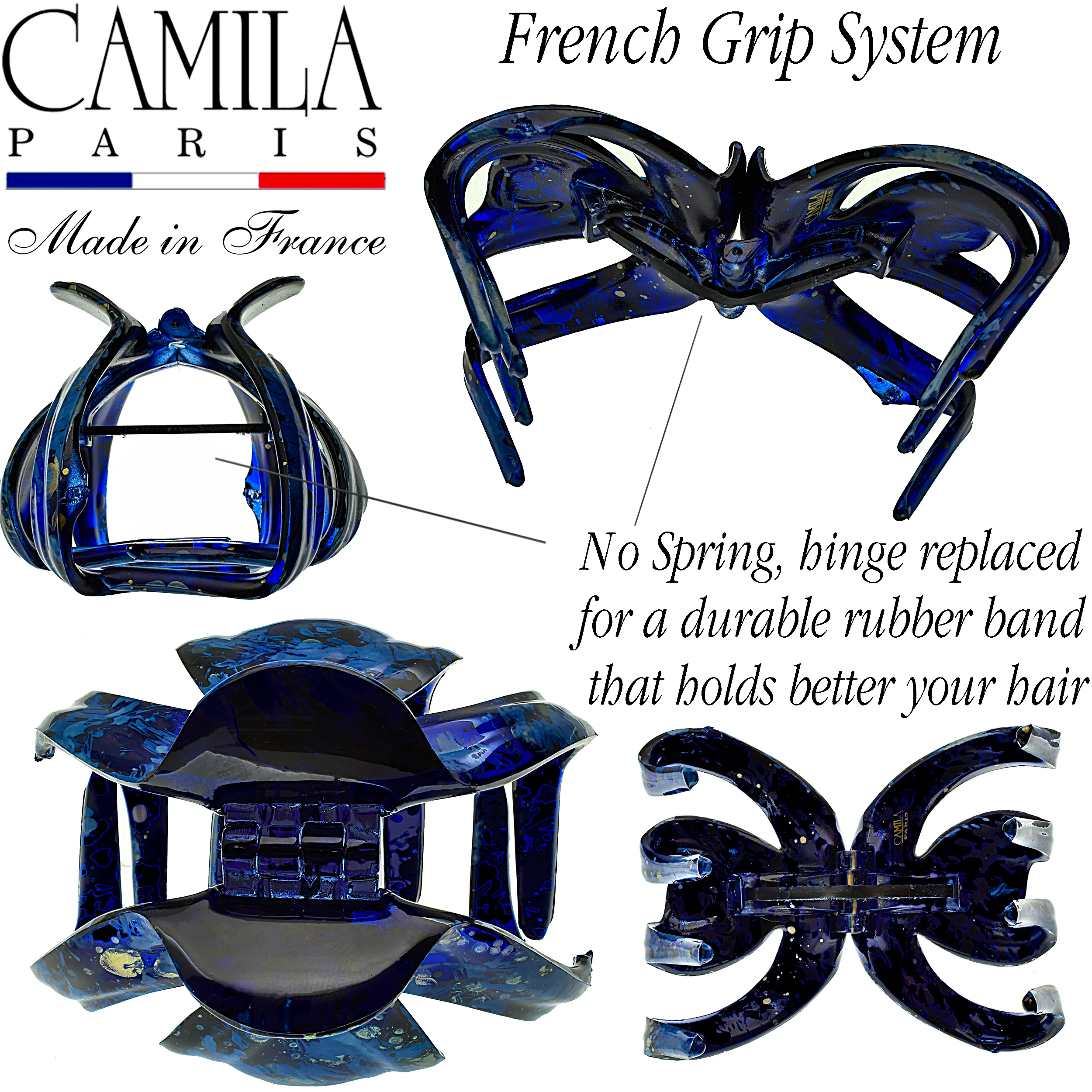 Camila Paris Octopus Hair Clips Hand Painted - Image 3